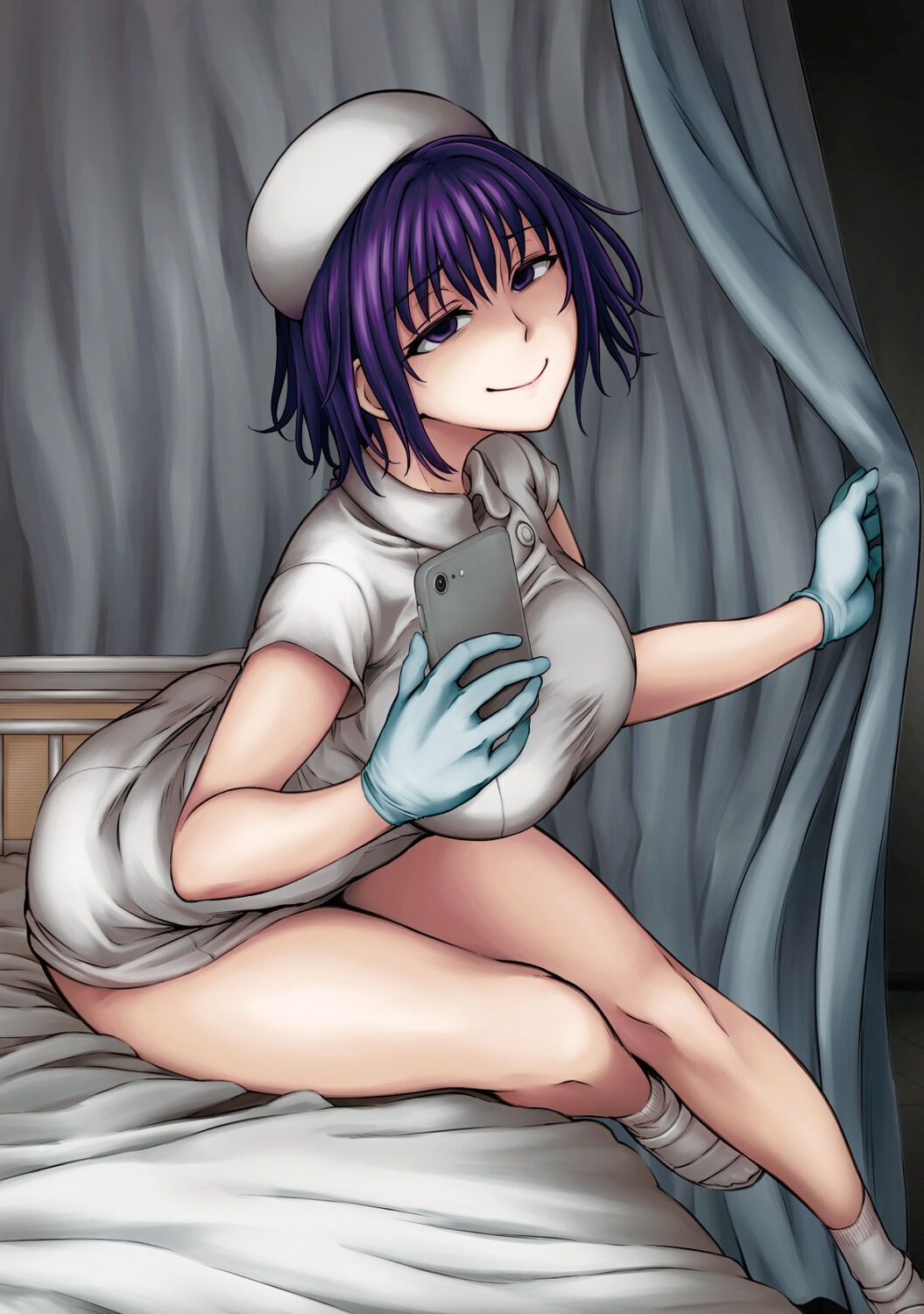 Sakusei Byoutou ~Seikaku Saiaku no Nurse shika Inai Byouin de Shasei Kanri Seikatsu~ page 4 full