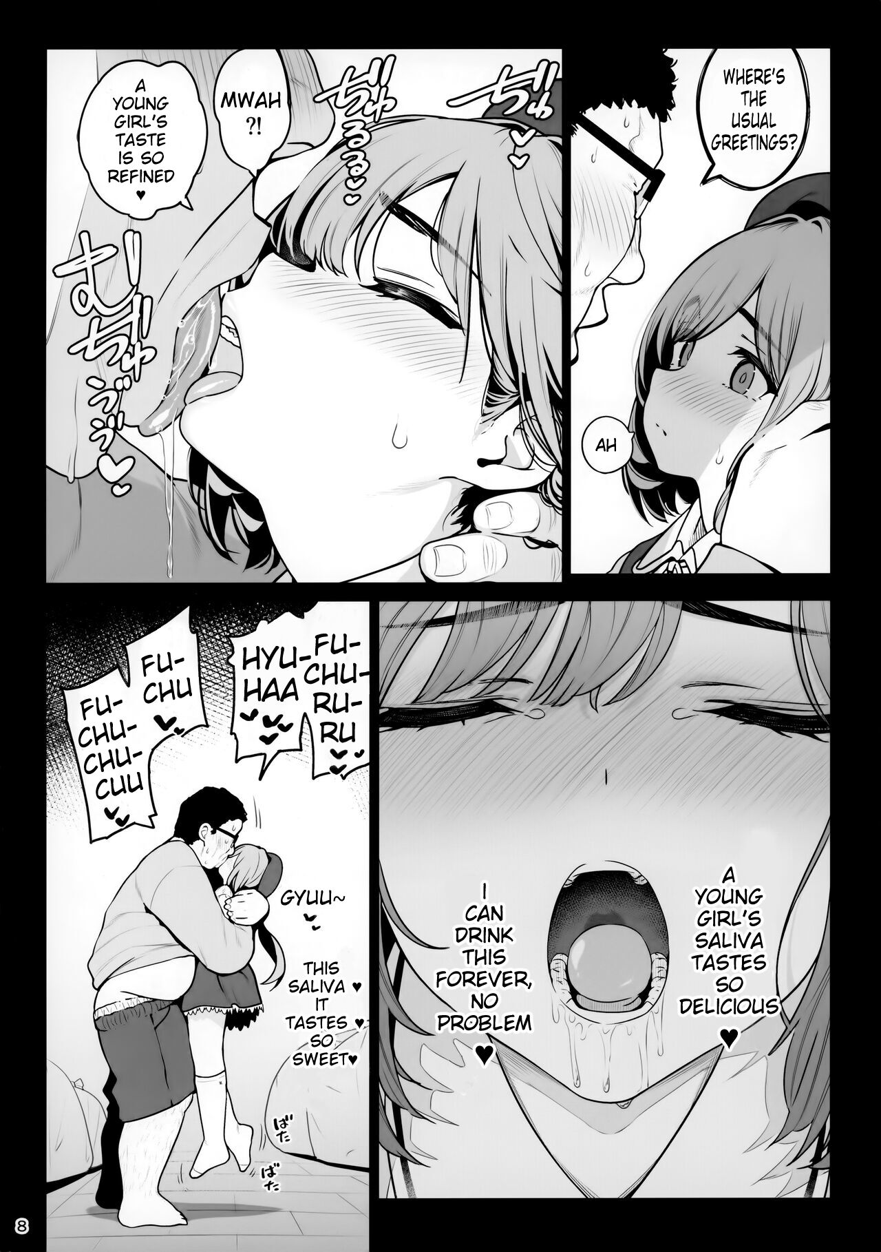 Otonari-san e. Anata no Musume-san ga Amarini Kawaikute Kenage de Atama mo Yokute, Boku no Risou no Onaho ni Pittari datta node, Shichaimashita--Saimin Tanetsuke page 9 full