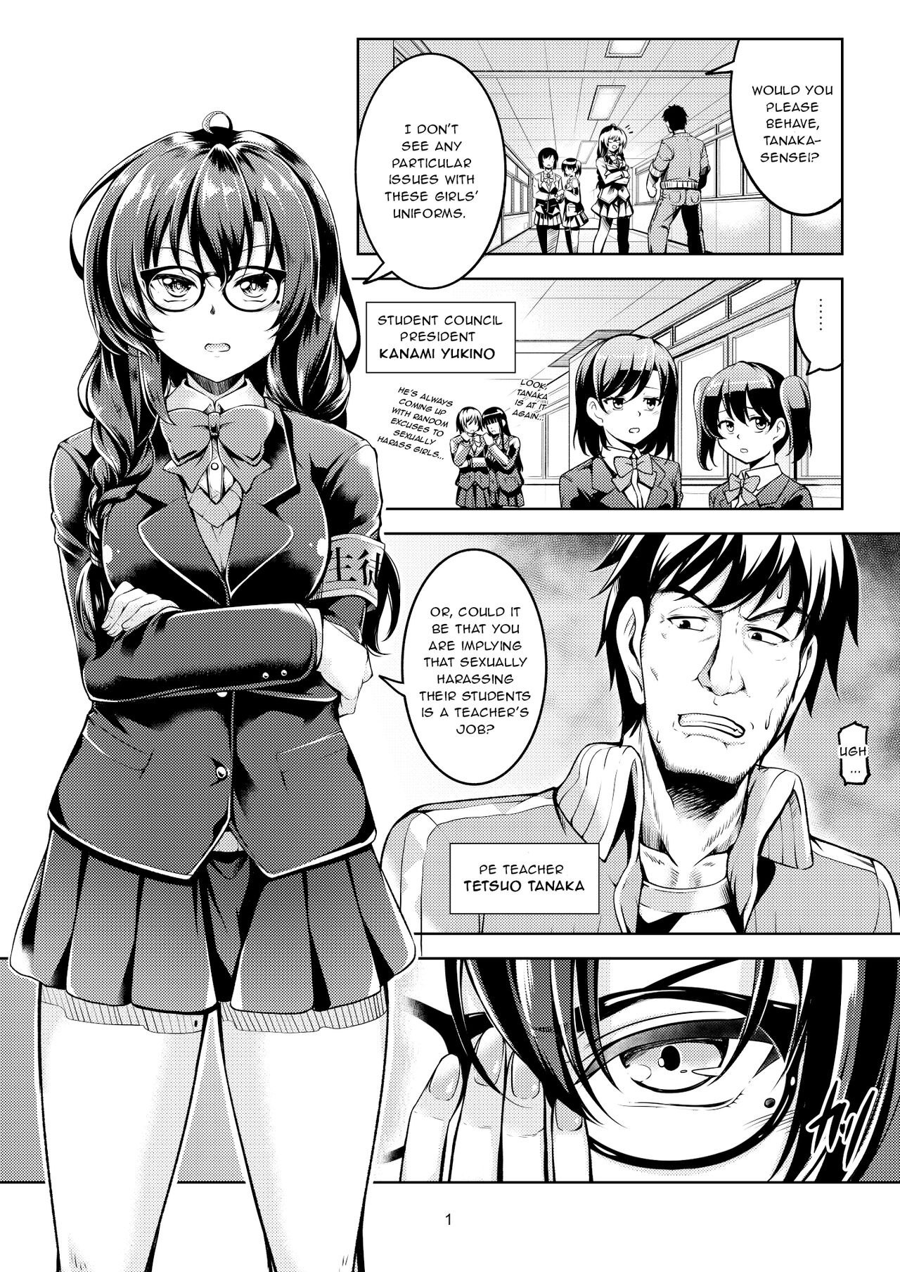 Uraaka Liver Take 1 Kyouhaku! Kouochi Seitokaichou -Yukino Kanami- | Darkside Streamer Take 1 Blackmail! The Fall of the Anal Maniac Student Council President -Yukino Kanami- page 5 full