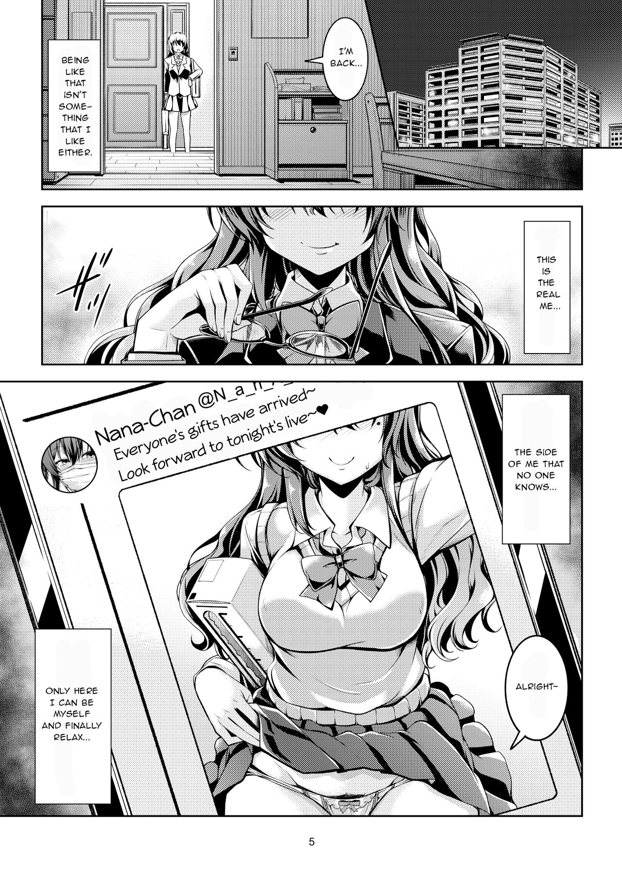 Uraaka Liver Take 1 Kyouhaku! Kouochi Seitokaichou -Yukino Kanami- | Darkside Streamer Take 1 Blackmail! The Fall of the Anal Maniac Student Council President -Yukino Kanami- page 9 full