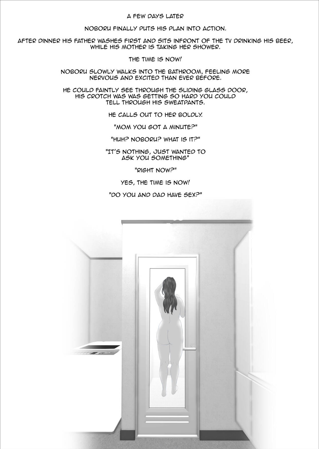 Kinjo Yuuwaku Boku ga Okaa-san to Konna Koto ni Nacchau Hanashi Joshou | Neighborhood Seduction The Story About How I Came To Be Like This With My Mother Prologue page 7 full