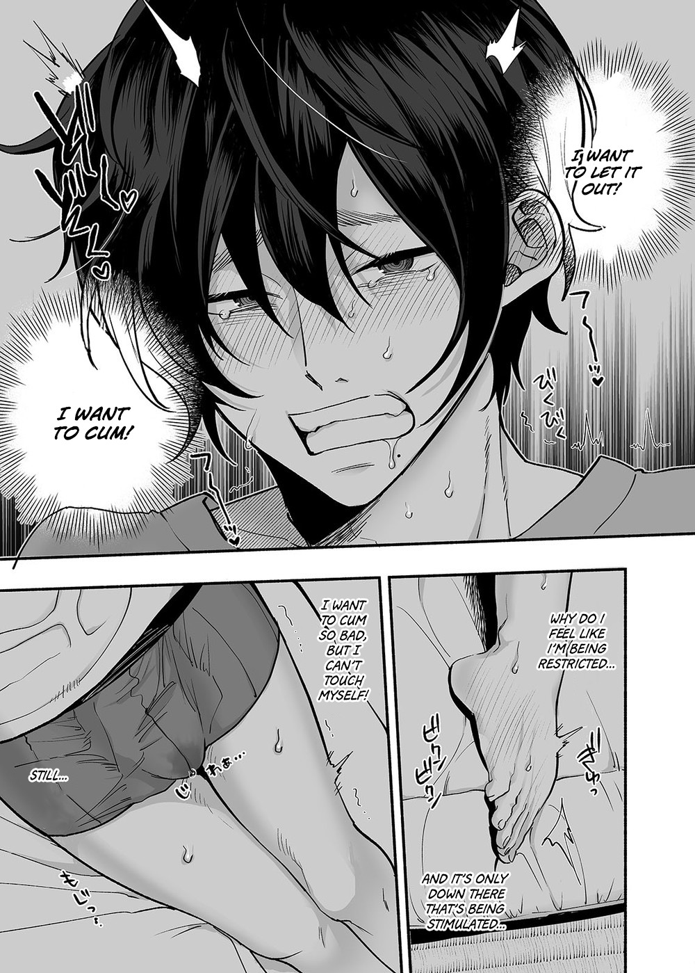 Danshoku Rei no Sumu Apart ~Nonke no Ore ga Mienai Nanika o Hamerarete Mesuiki nanka Suru Wakenai~ | The Apartment in which the Ghost of Sodomy Lives page 10 full