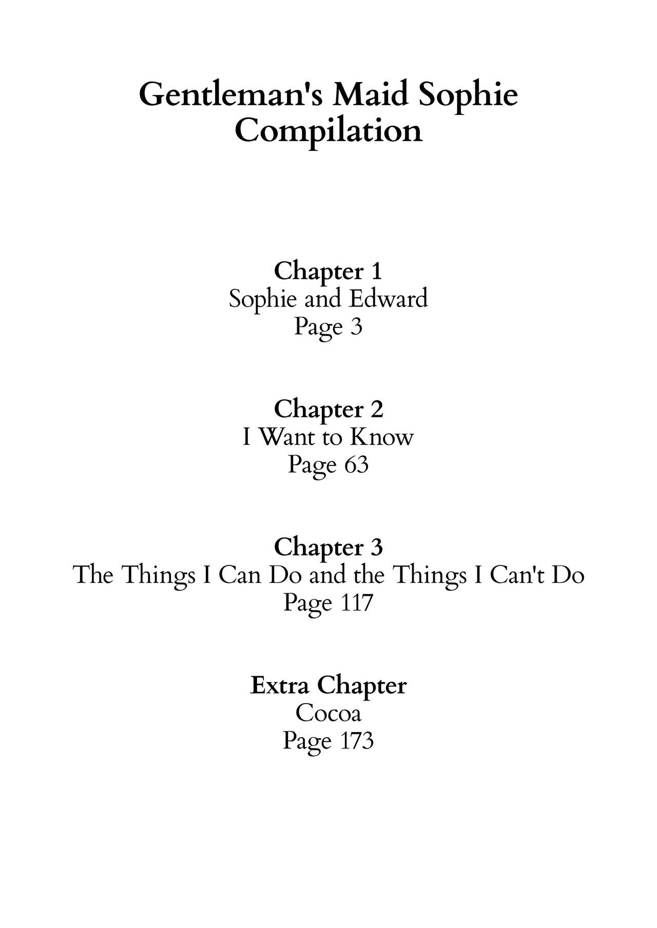 Shinshi Tsuki Maid no Sophie-san Soushuuhen | Gentleman’s Maid Sophie: Compilation 1 page 2 full