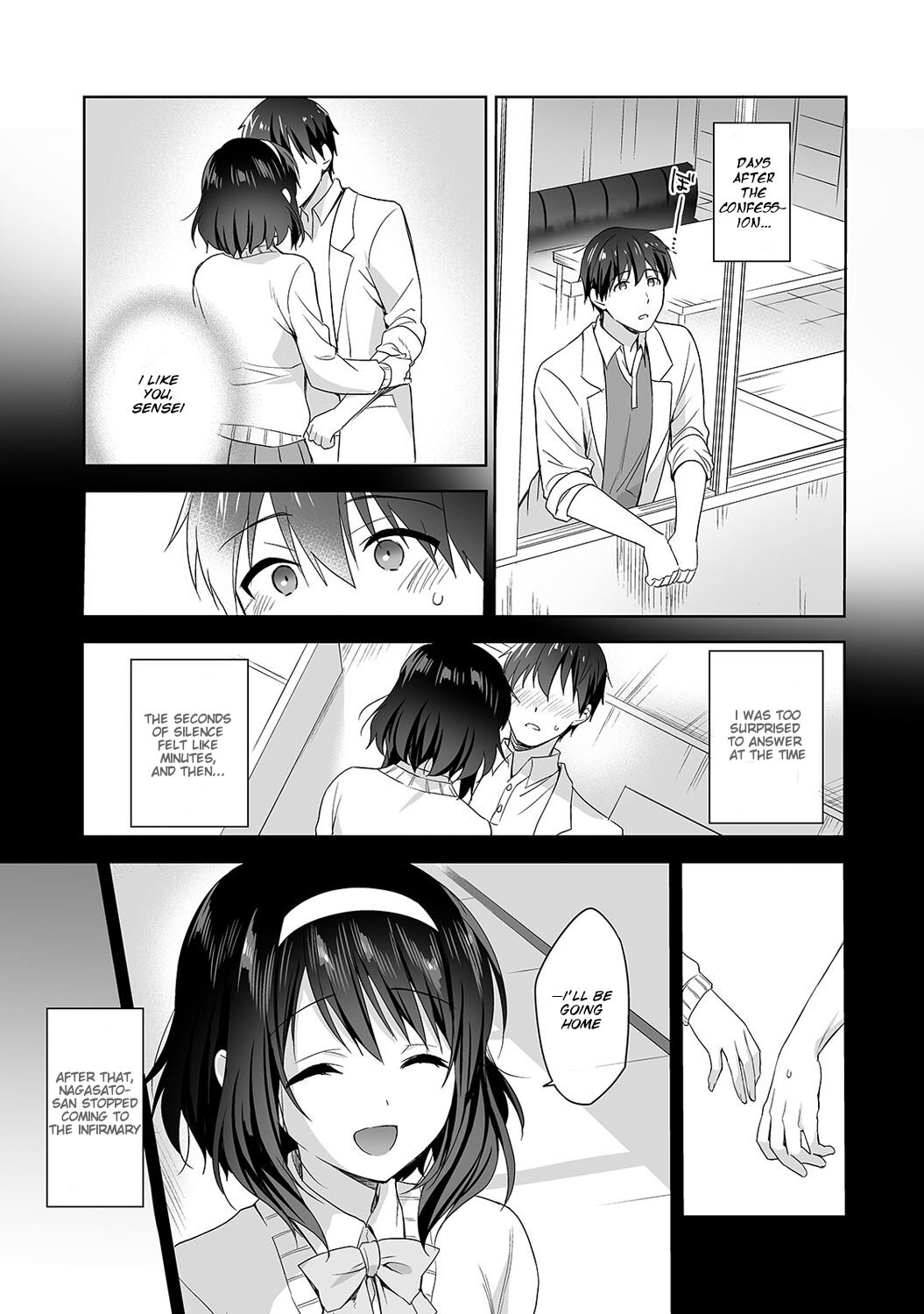 Amayakashi Jouzu no Nagasato-san ~Hokenshitsu de Yoshi Yoshi Ecchi!~ Ch. 4 page 2 full