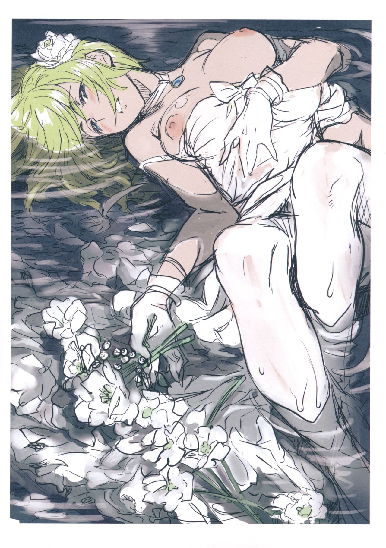 Konnakoto Melonbooks Tokuten 8P Leaflet Mikoukai Rough Shuu page 3 full