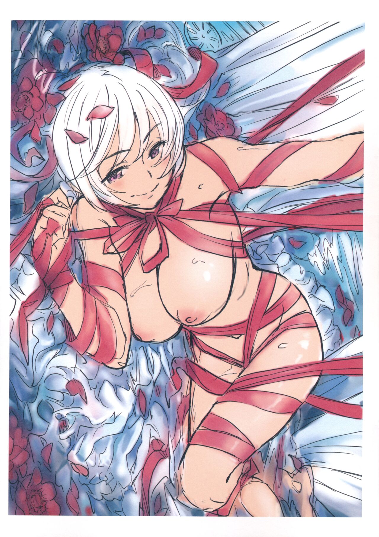 Konnakoto Melonbooks Tokuten 8P Leaflet Mikoukai Rough Shuu page 7 full