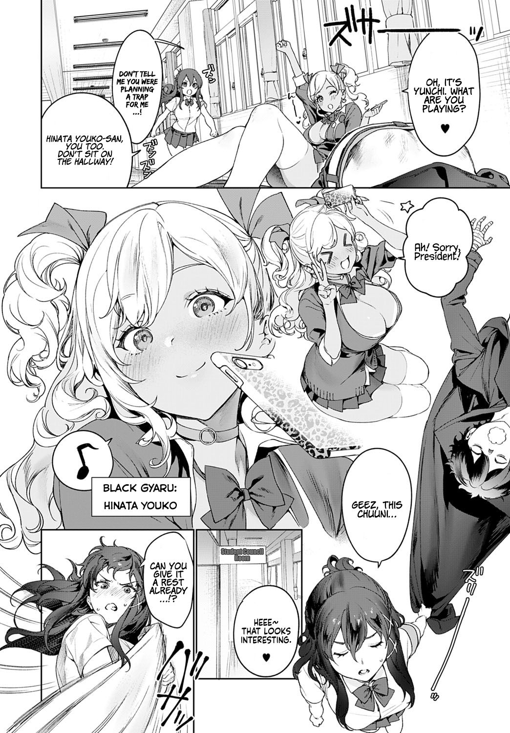 Ankoku Datsui ~Kaichou to Kuro Gal~ | Undressing Darkness ~President and Black Gyaru~ page 2 full