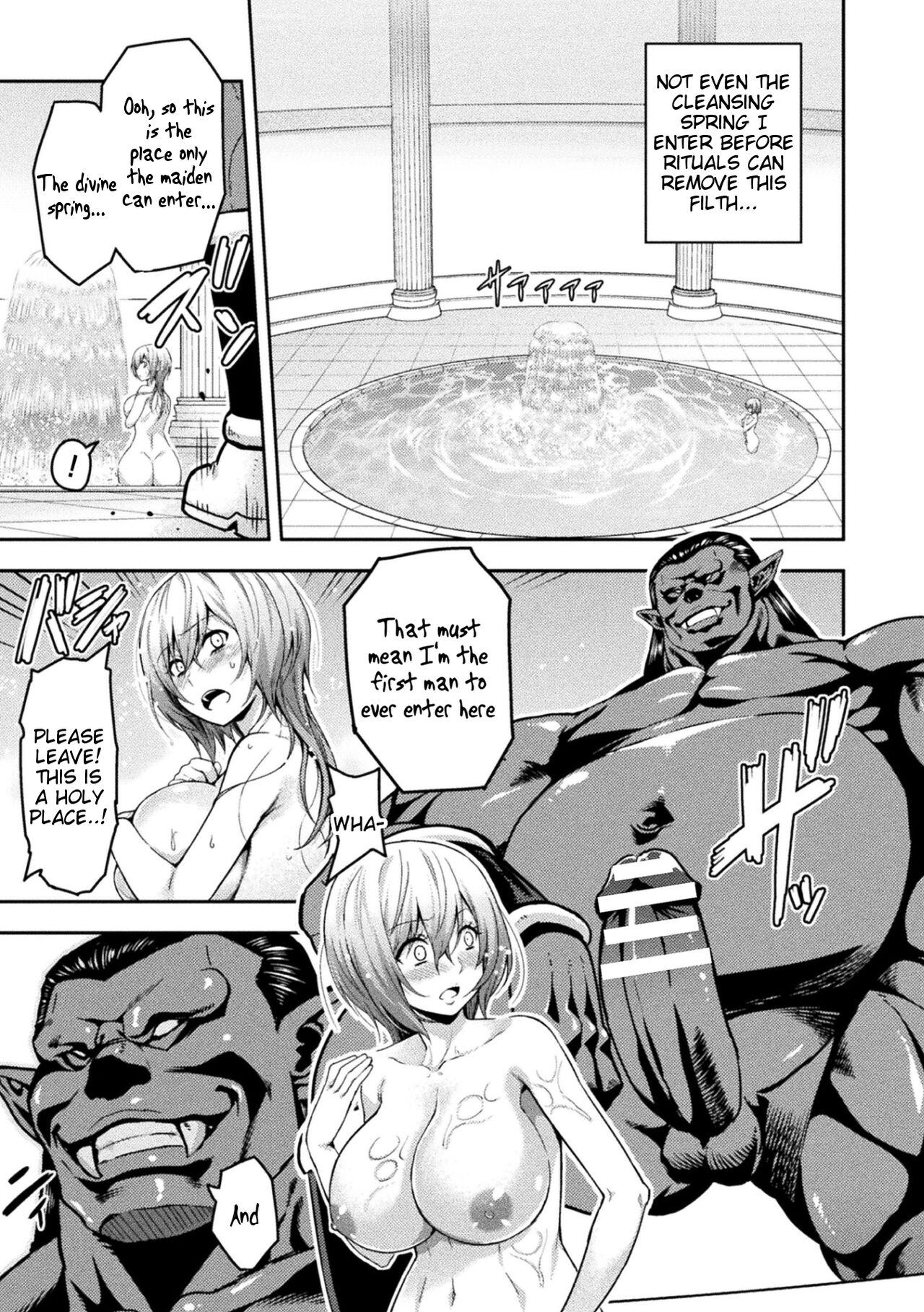 ERONA 2 Orc no Inmon ni Modaeshi Miko no Nare no Hate Sanwa "Mesubuta Shitto Zenpen" | Chapter 3: Sex Envy Part 1 page 5 full
