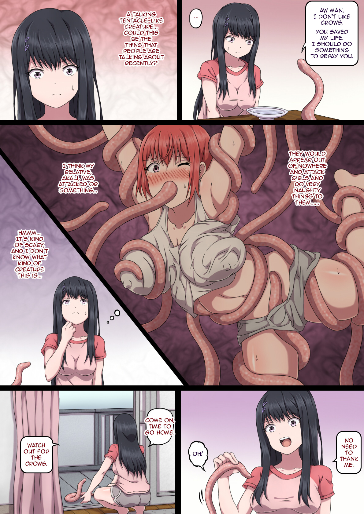Rin to Shokushu ~Taemanai H ni Yogarikuruu Onnanoko~ | Lynn and the Tentacles ~ A Girl Goes Wild with Incessant Sex ~ page 6 full