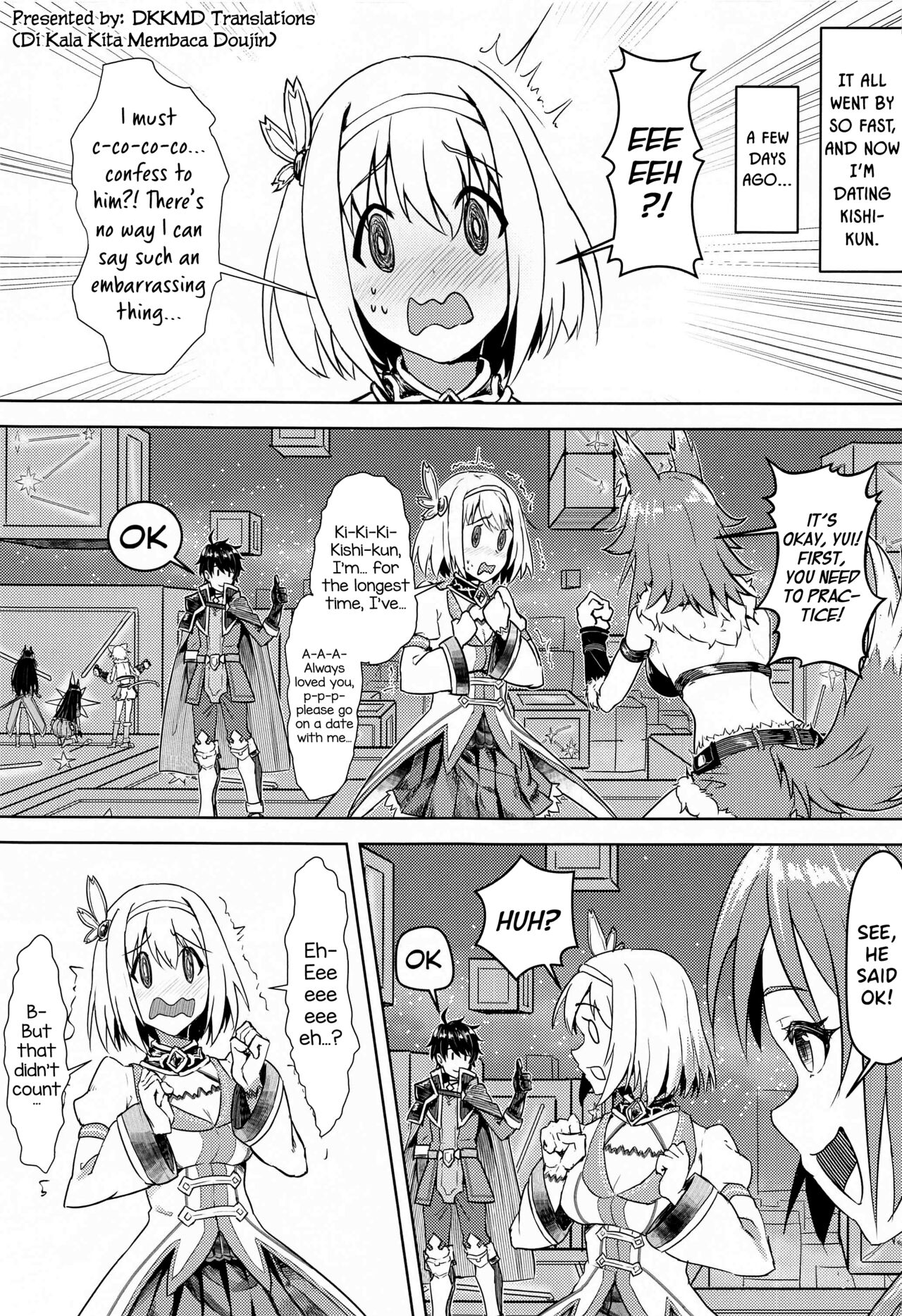 Yui-chan to Kishi-kun ♡ Futarikiri no Hitotoki | Yui-chan and Kishi-kun's Private Moment ♡ page 2 full
