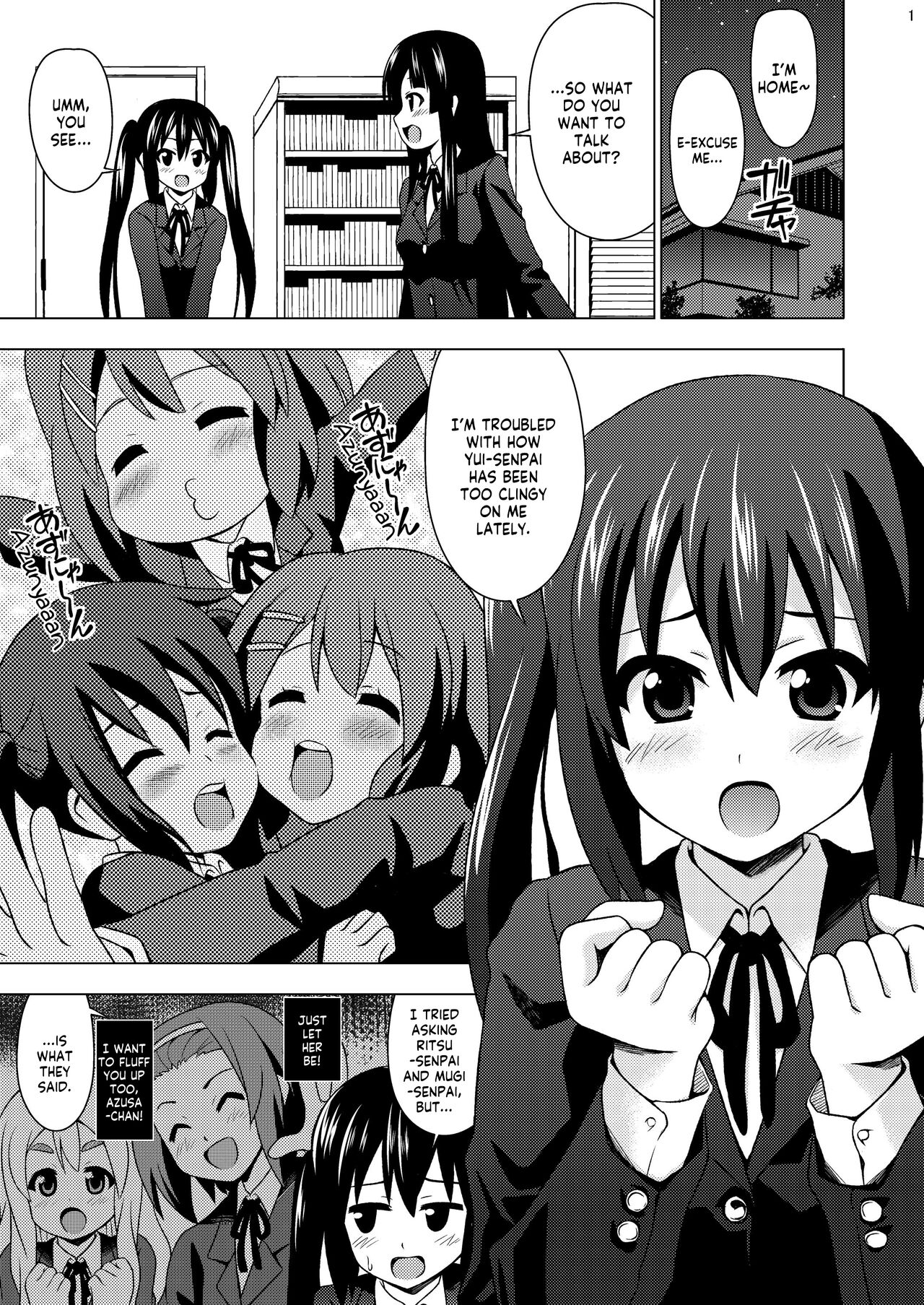 Mio Azu Yuri Yuri page 3 full