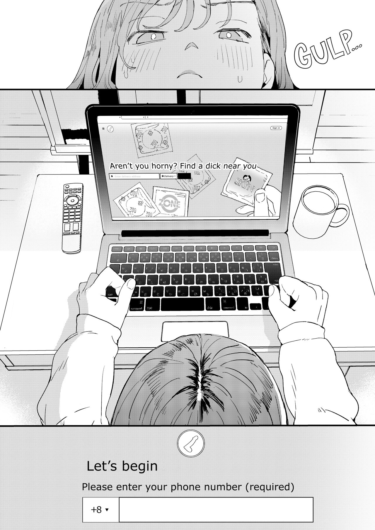 ●●●r Chinko o Tanomitai Onee-san｜The Girl Who Wants to Order Uber Dicks page 9 full