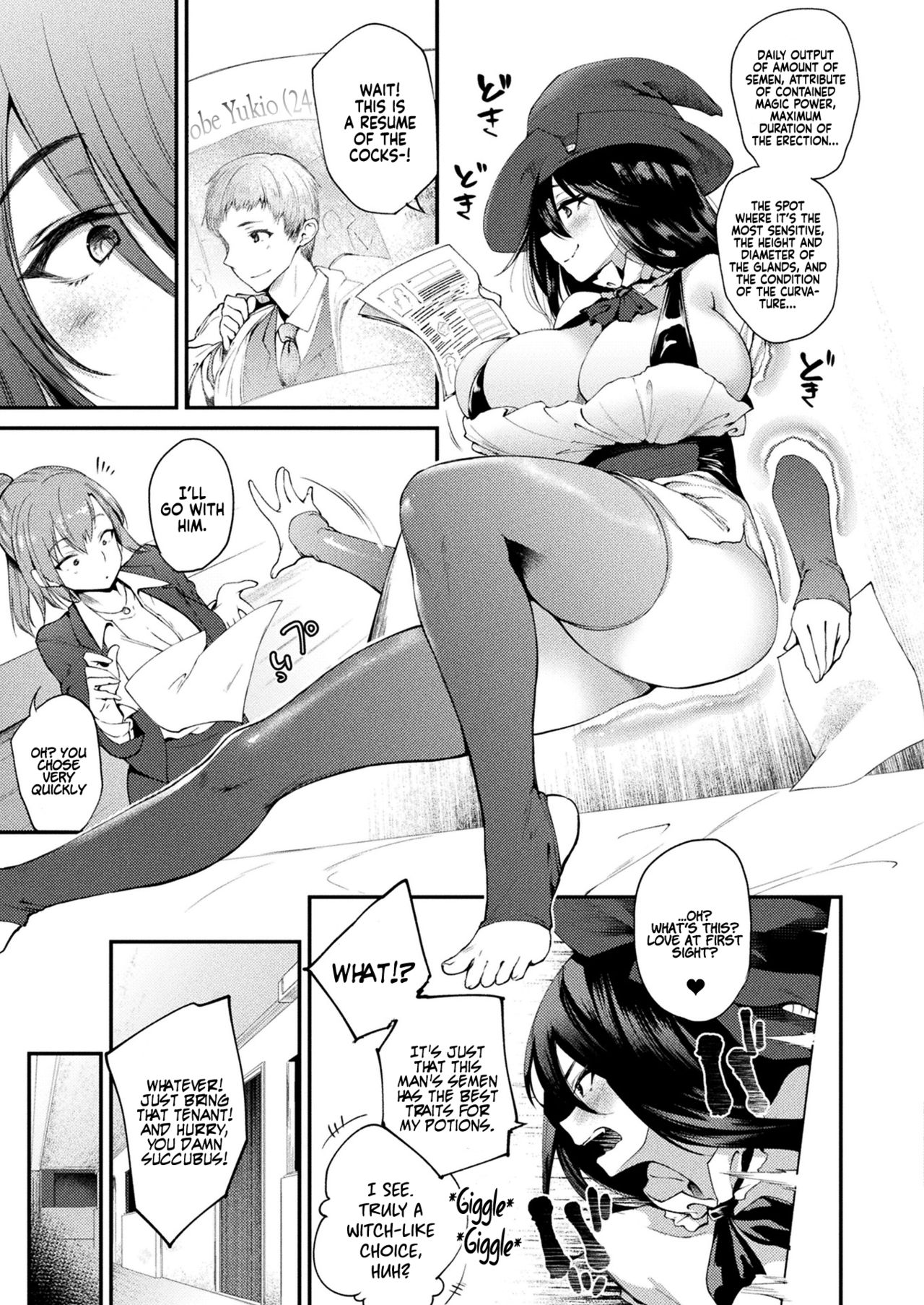Kabeana Tsuki Juukyo e Youkoso 301-goushitsu Majo Celina no Baai | Welcome to the Residence with a Glory Hole. Room 301 Witch Celina’s Case 1-2 page 3 full