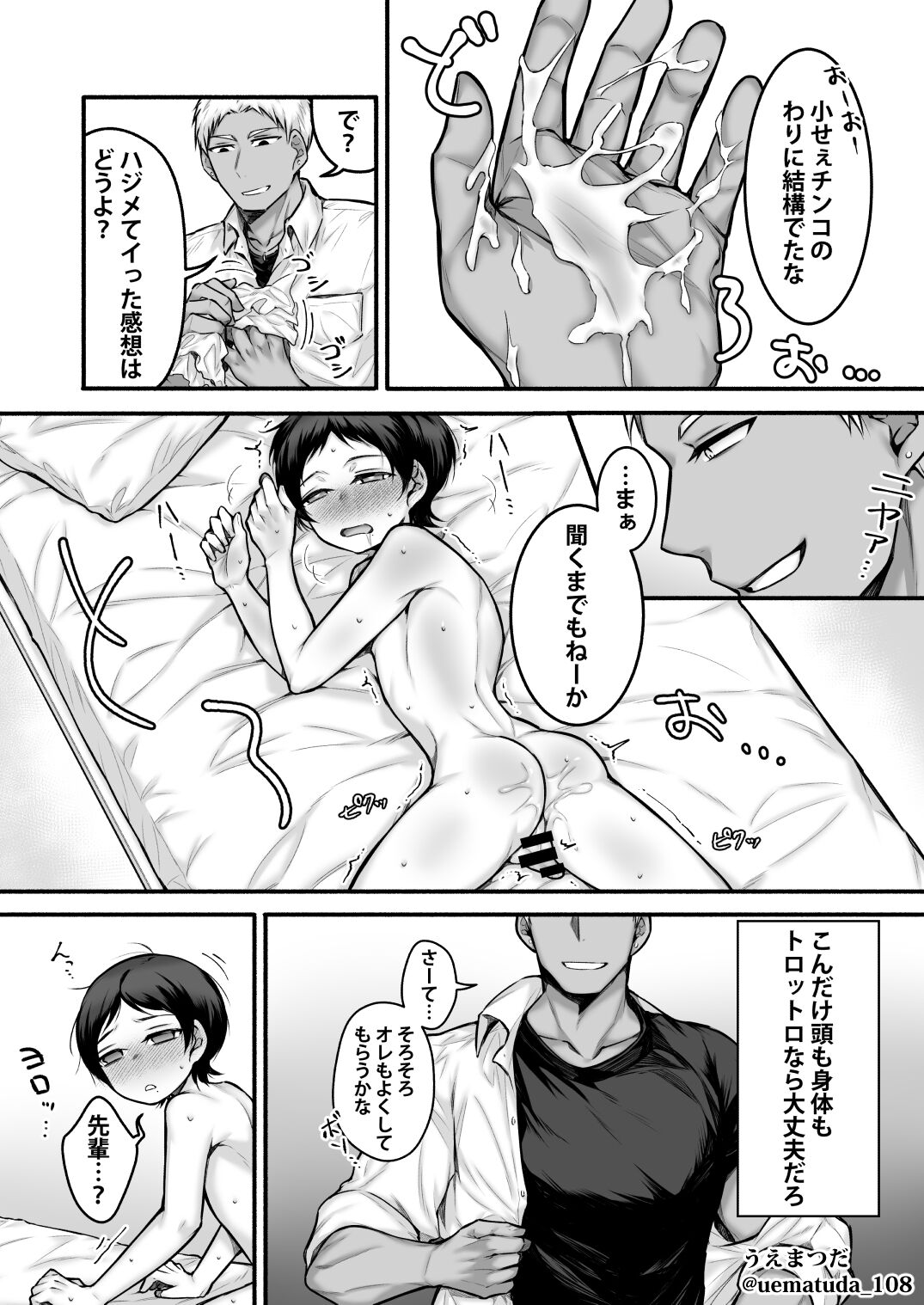 【コミッション】悪いヤンキー先輩×メス堕ちさせられる後輩 page 6 full
