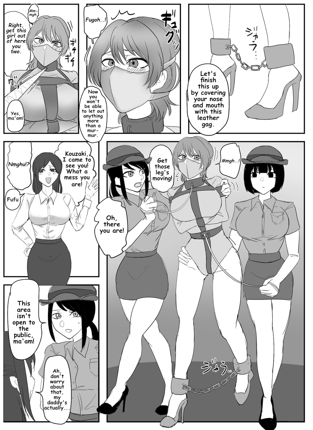 A young lady being arrested 1-8 page 10 full