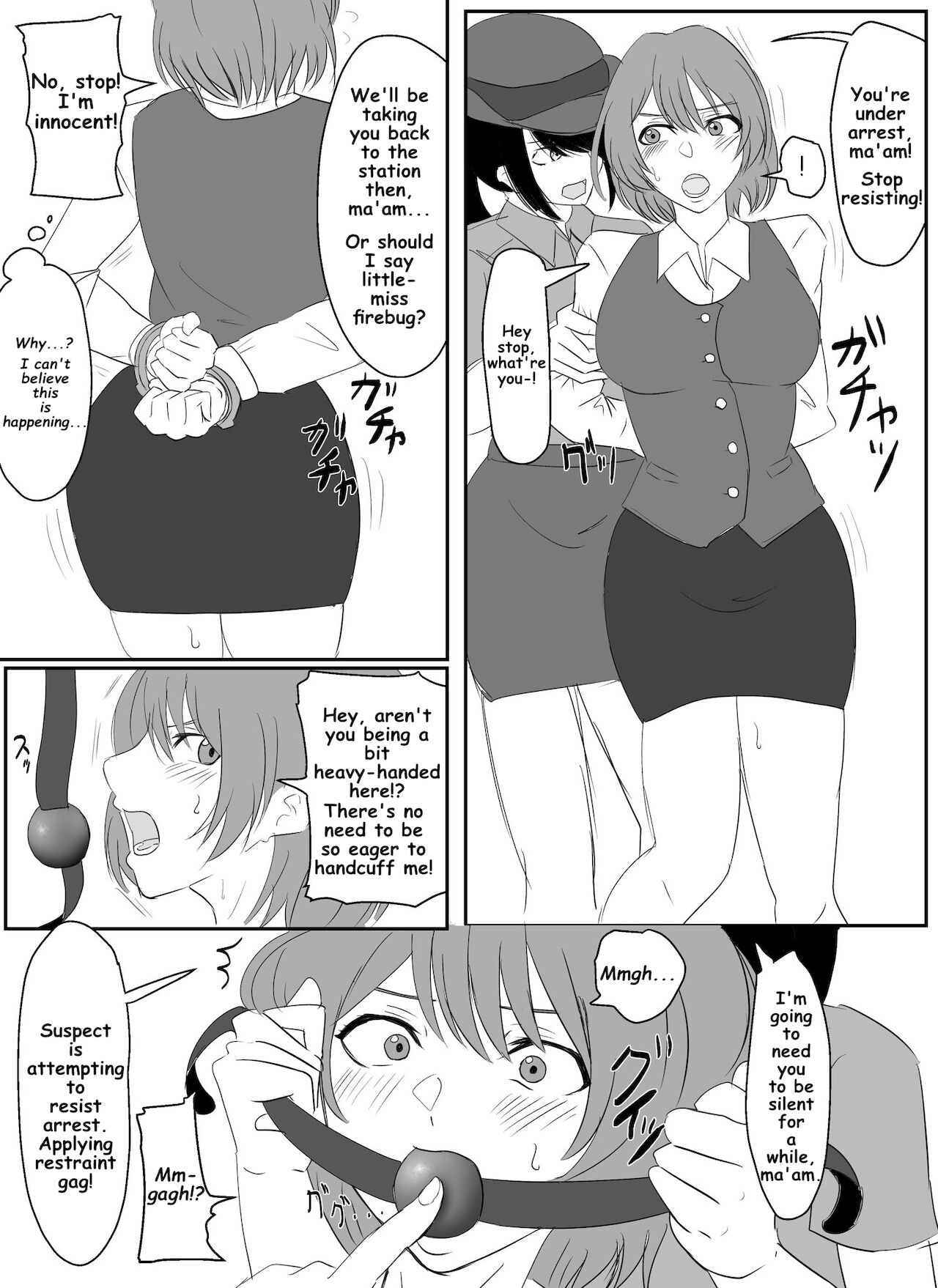 A young lady being arrested 1-8 page 2 full