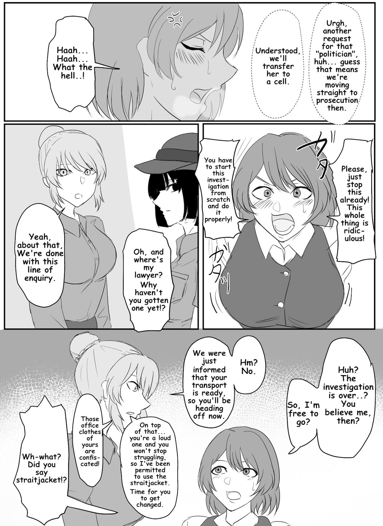 A young lady being arrested 1-8 page 8 full