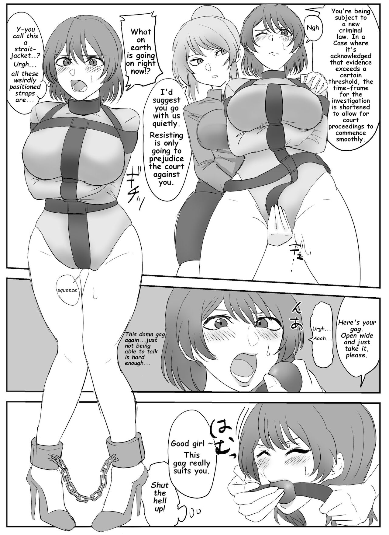A young lady being arrested 1-8 page 9 full