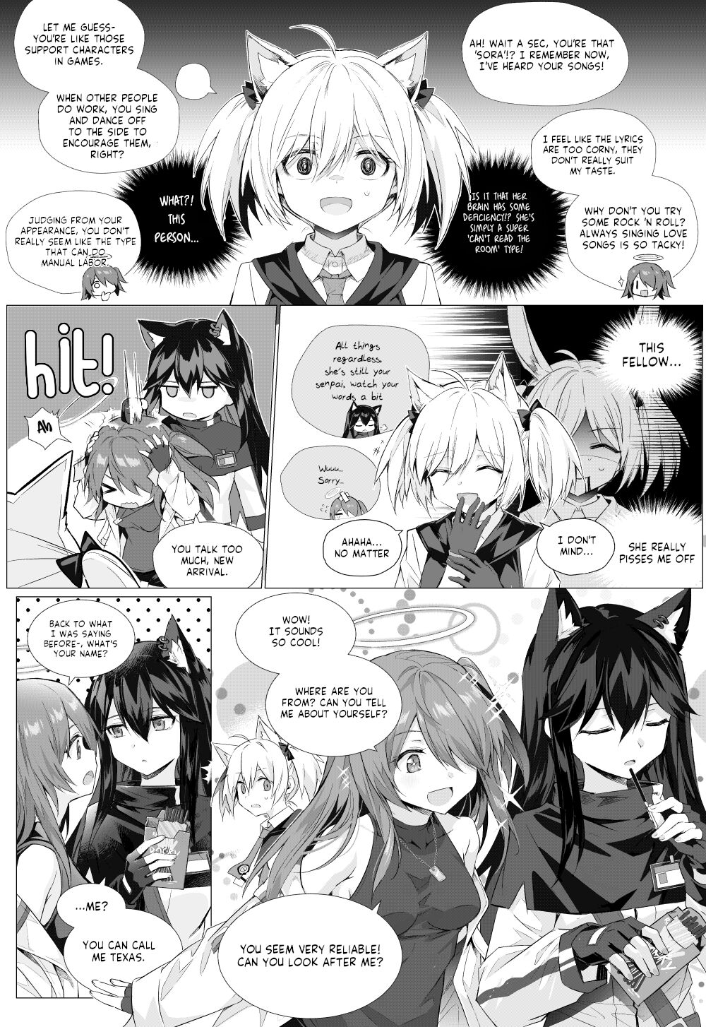 Futa SoraxExusiai Doujinshi page 2 full