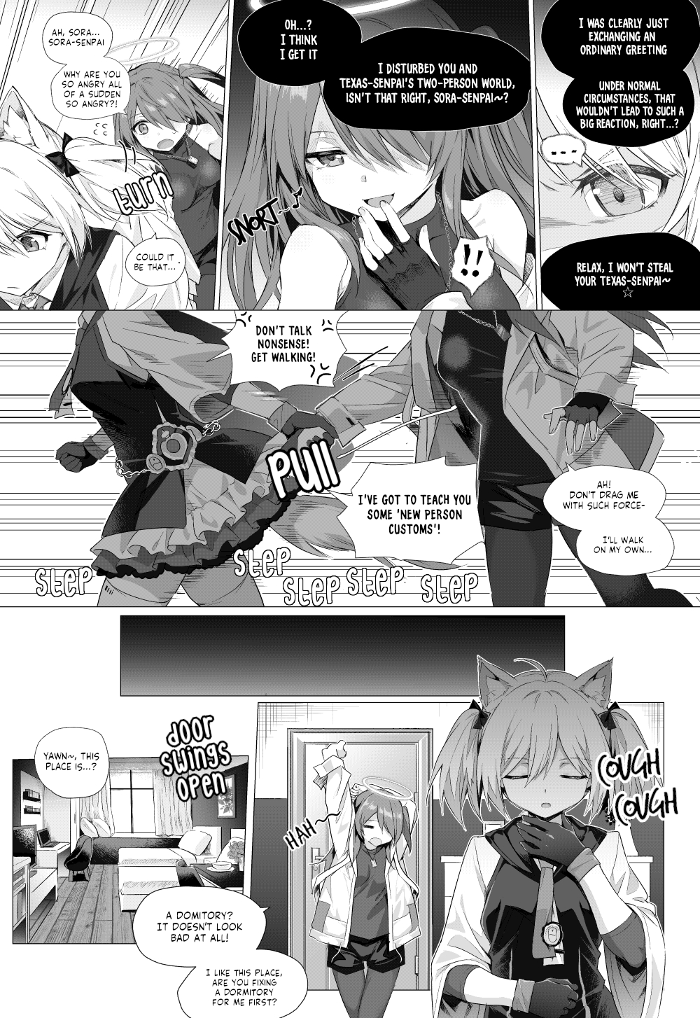 Futa SoraxExusiai Doujinshi page 4 full