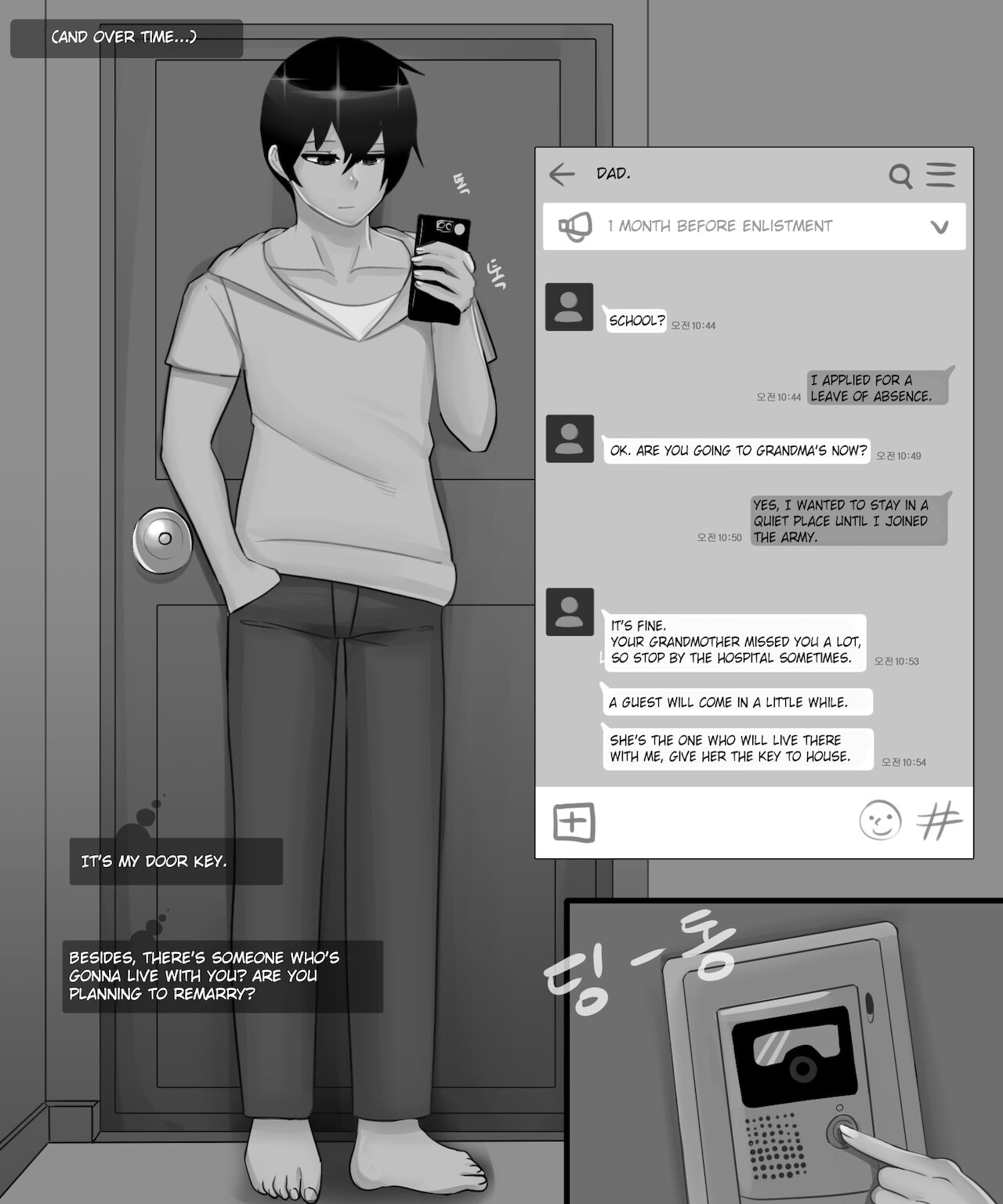 The story of a childhood friend becoming father's lover 1 page 5 full