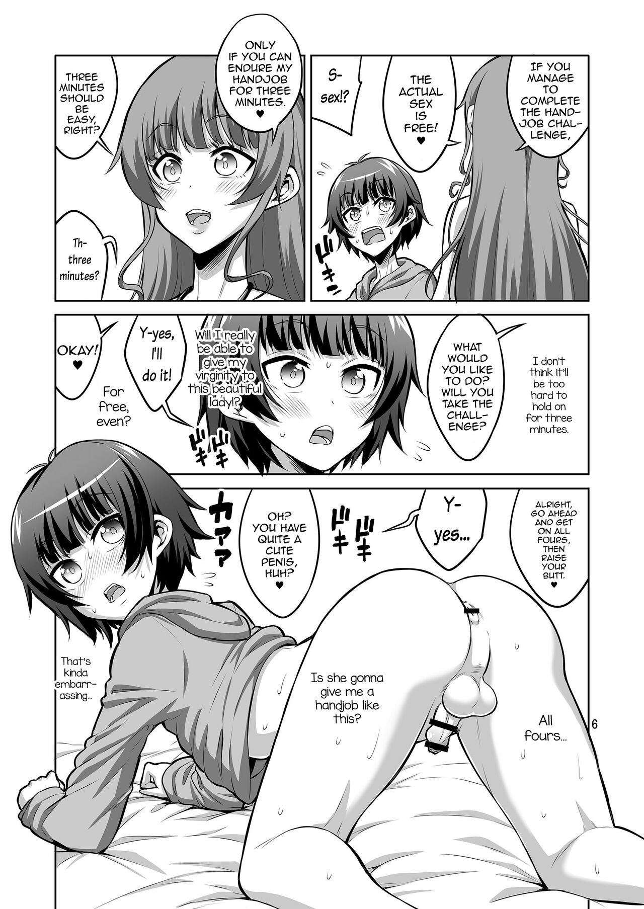 Futanari Fuuzokujou no Wana ni Hamatte, Maso Mesu Otokonoko ni Otosarechaimashita. page 5 full