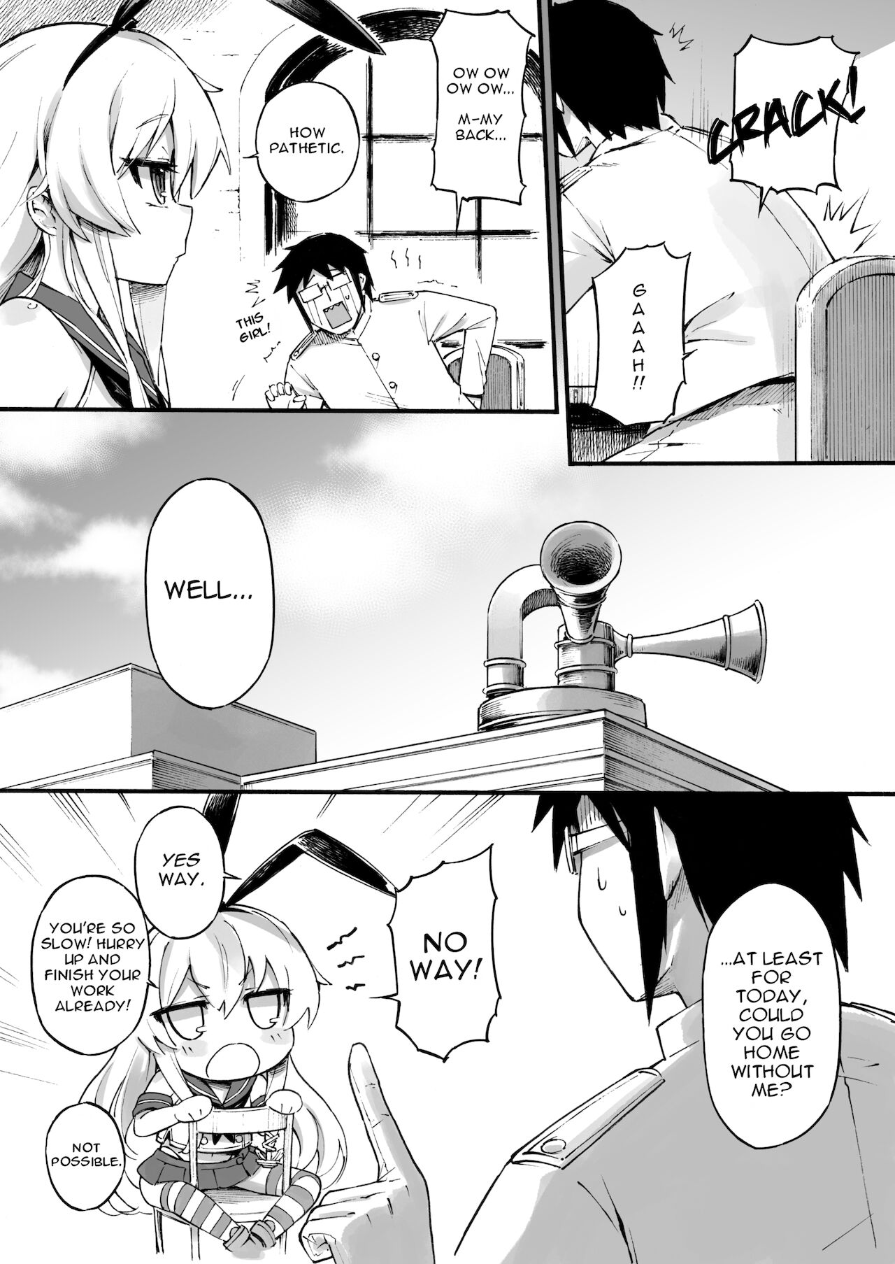 Shimakaze-chan no Zangyou page 6 full