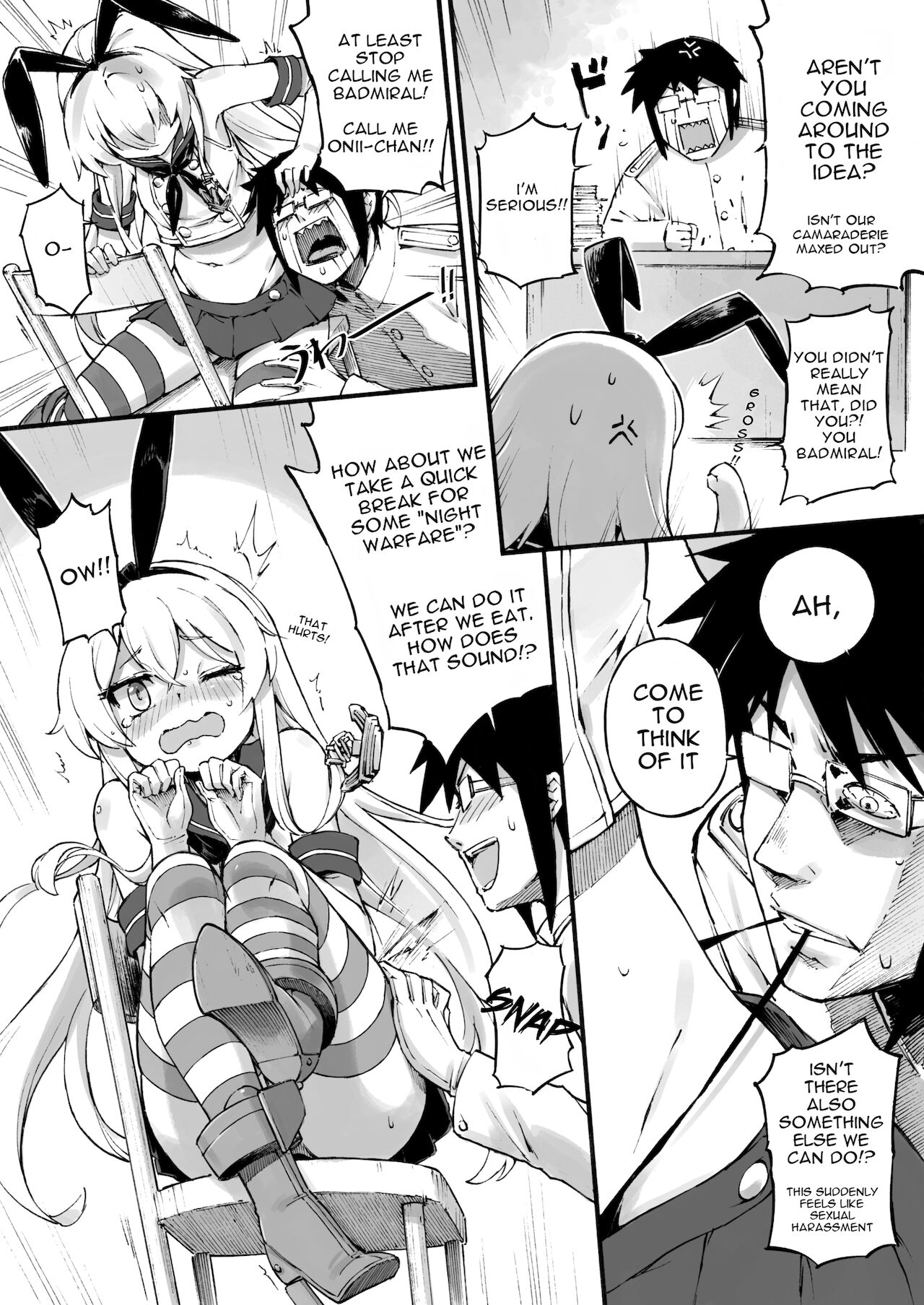 Shimakaze-chan no Zangyou page 8 full