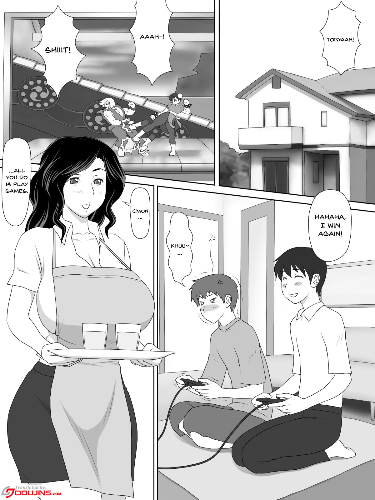 Friendly Sugiru Tomodachi no Kaa-san ga Boku ni Betabeta Micchaku Shitekite... | My Friend's Overly Friendly Mom Keeps Sticking Close To Me page 2 full