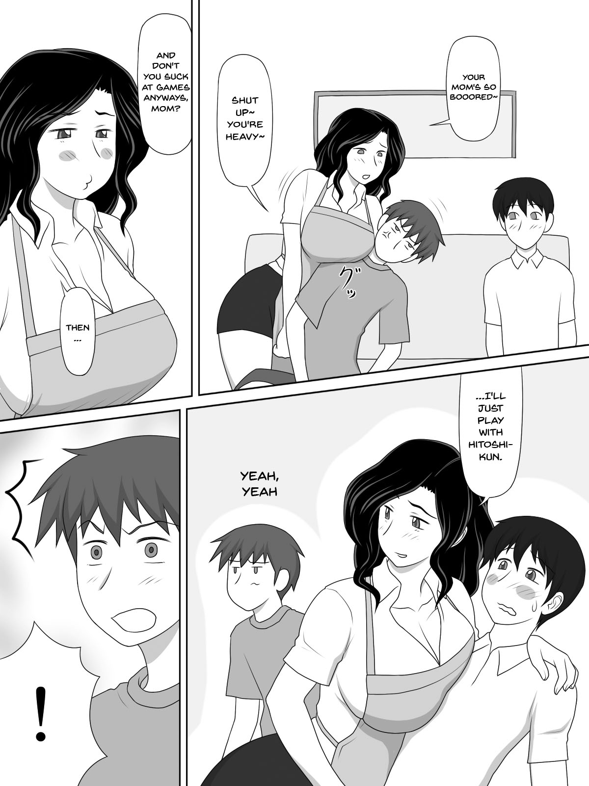 Friendly Sugiru Tomodachi no Kaa-san ga Boku ni Betabeta Micchaku Shitekite... | My Friend's Overly Friendly Mom Keeps Sticking Close To Me page 3 full
