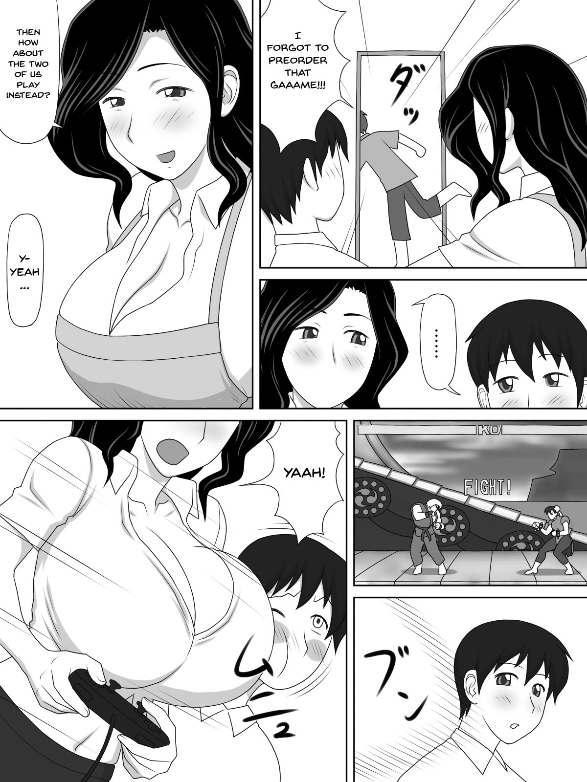 Friendly Sugiru Tomodachi no Kaa-san ga Boku ni Betabeta Micchaku Shitekite... | My Friend's Overly Friendly Mom Keeps Sticking Close To Me page 4 full