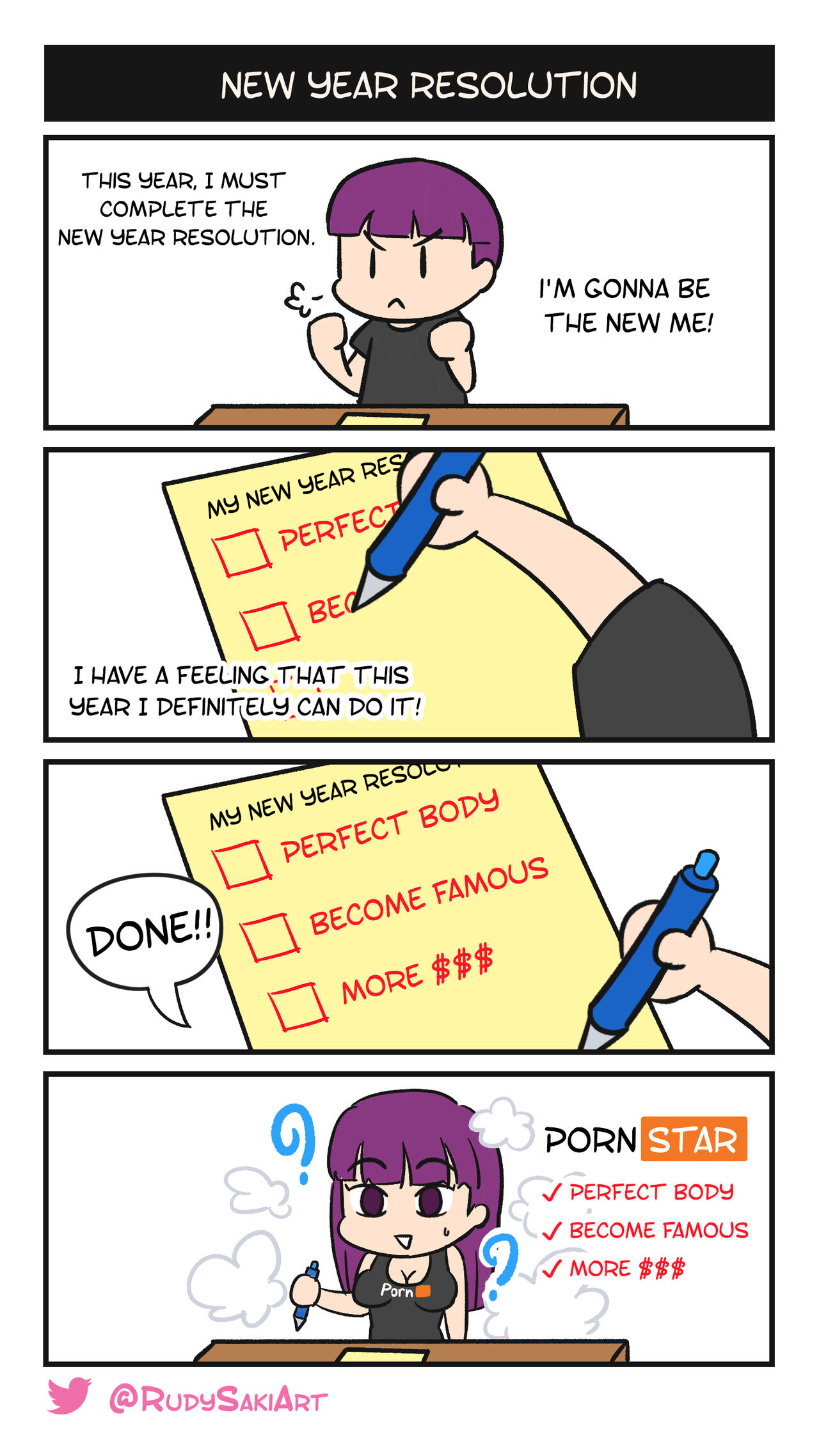 Genderbent Gag Comic page 1 full