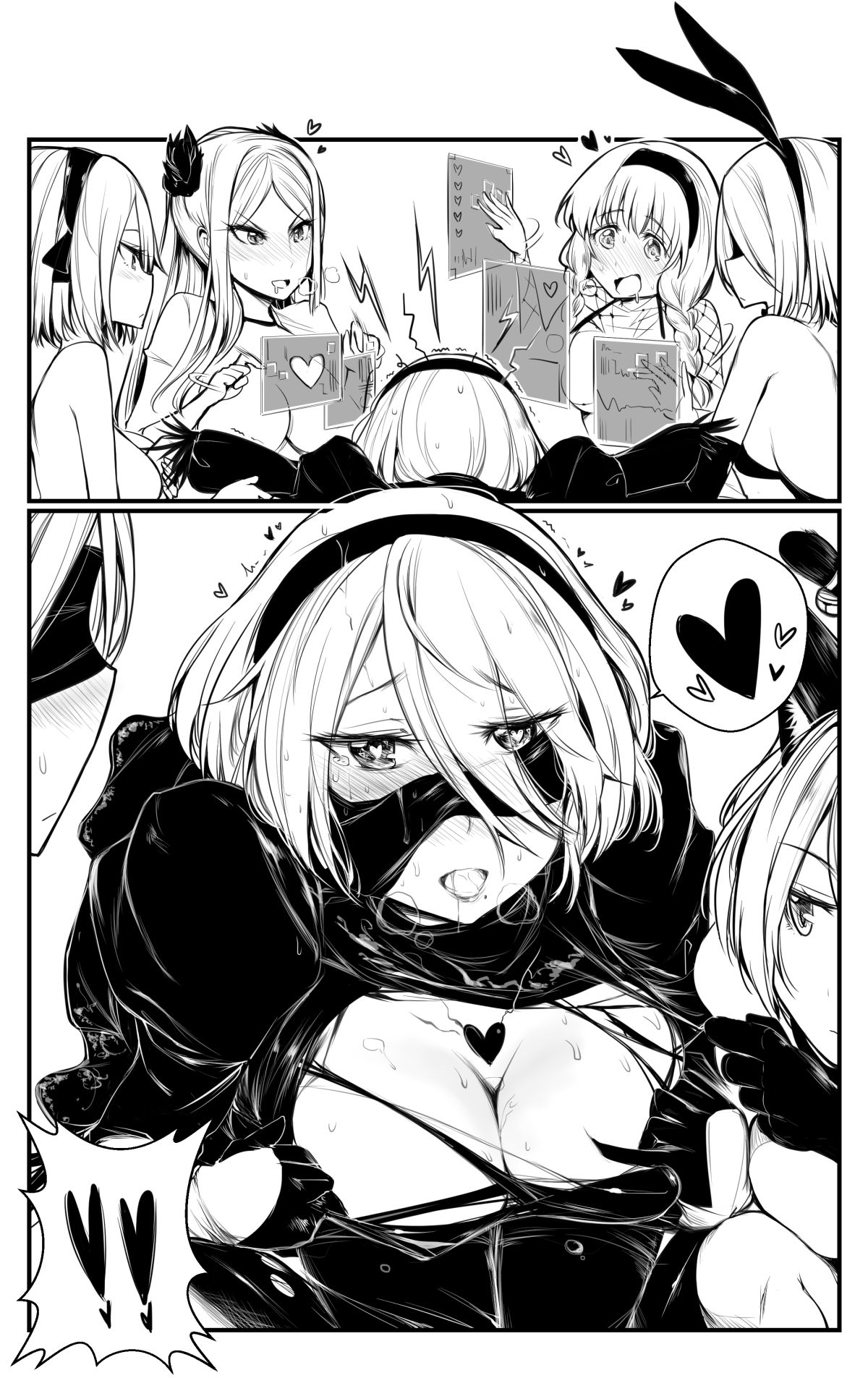 Nier : Automata Domina Commander X 2B X 6O 10 Pages Done page 4 full