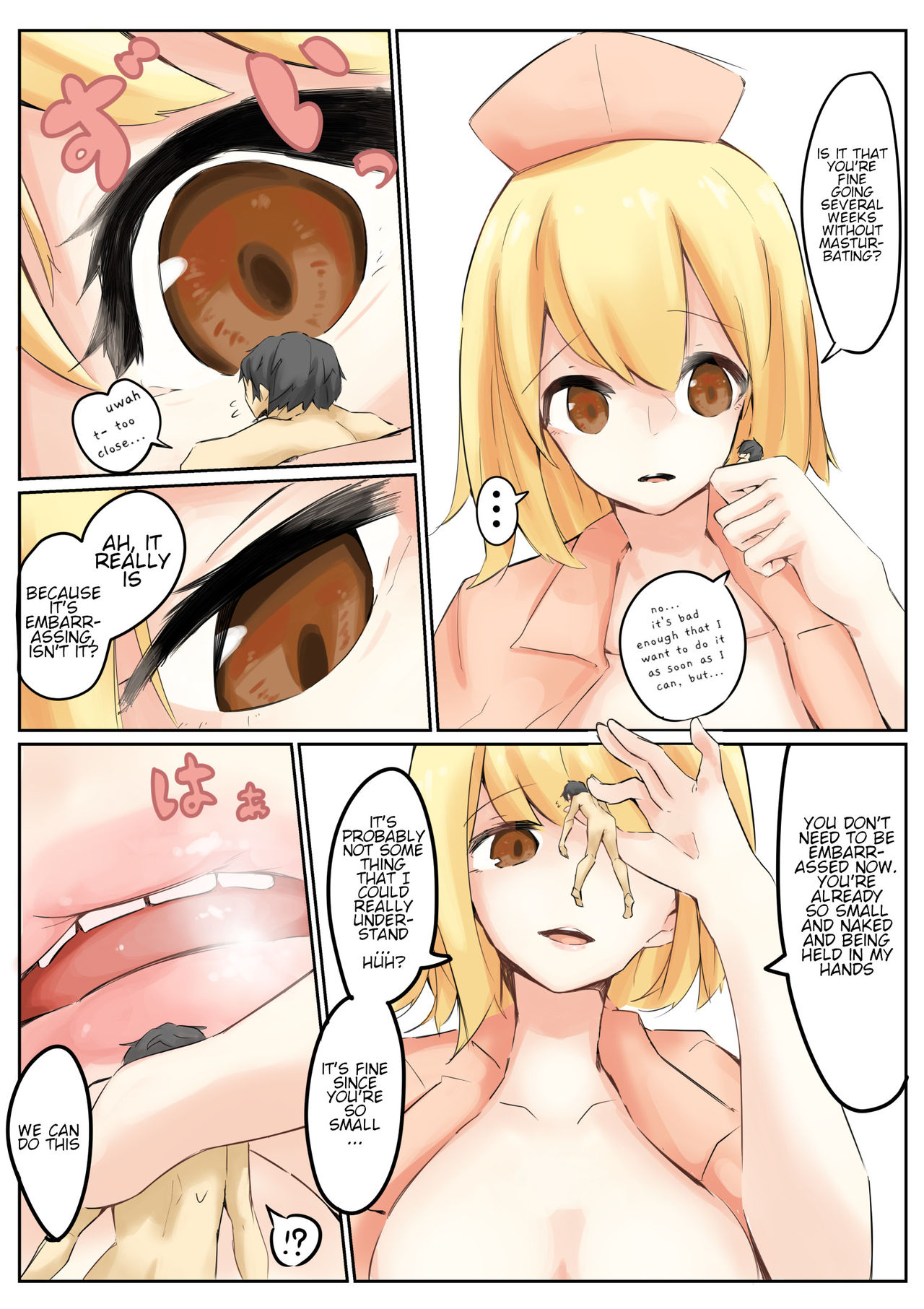 Osananajimi to Shukushou to | Shrunken With My Childhood Friend And... page 8 full