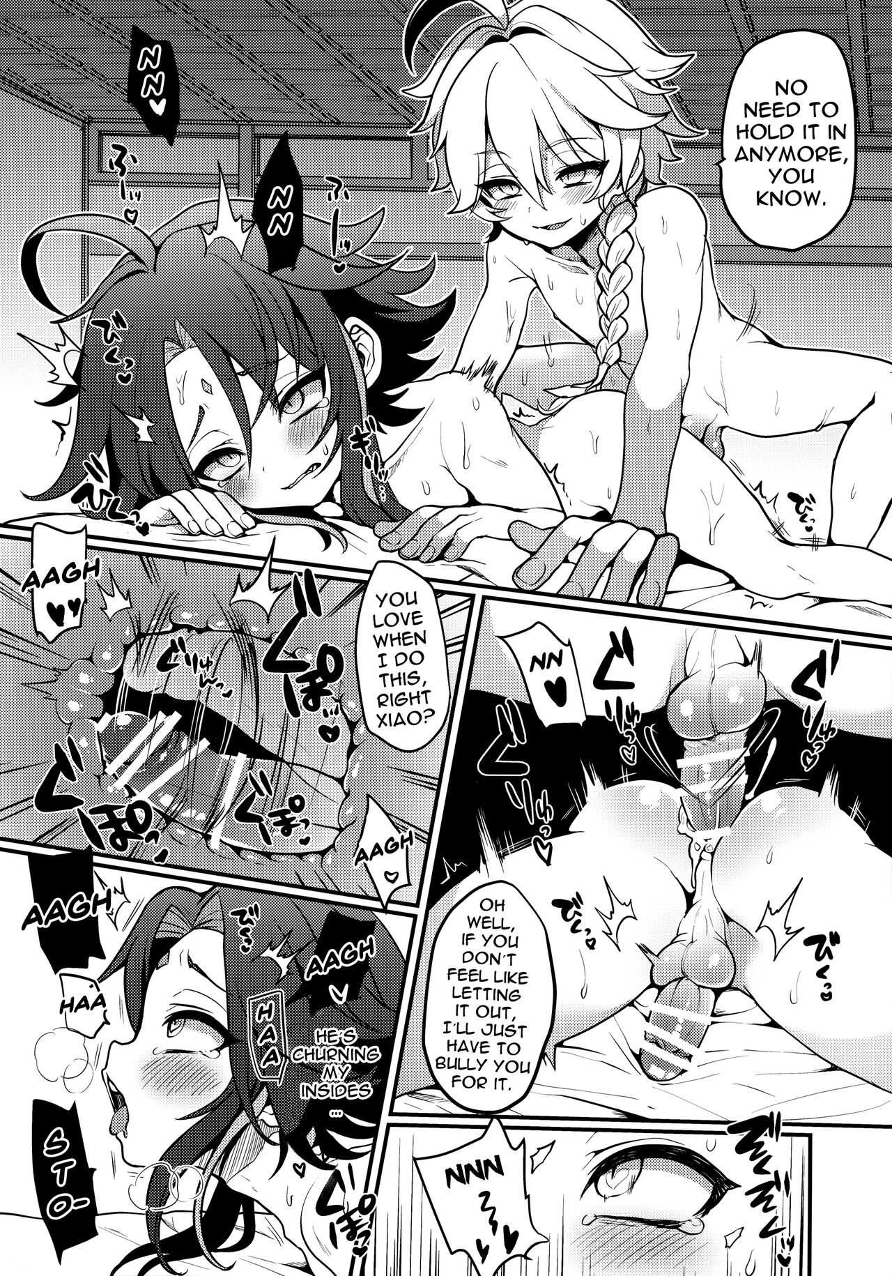 AetherXiao ga Tsubo no Naka de Ecchi Suru Hon page 9 full