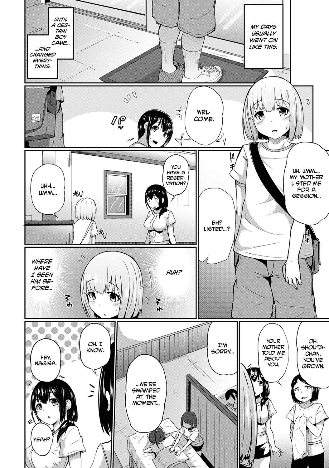 Binbin ni Naru Tsubo Oshichatta!? ~Toshishita Otokonoko no "Are" de Gyaku Massage | I Hit A Pressure Point That Makes Him Hard?! ~A Reverse Massage Using a Younger Boy's Thing~ page 3 full