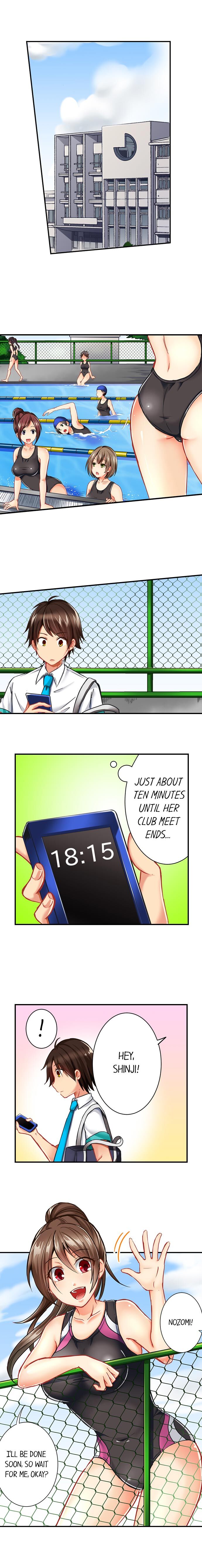 80% of the Swimming Club Girls Are Shaved | Joshi Suiei Buin no 8-wari wa Paipan. ~Kosurete nurechau...! page 3 full