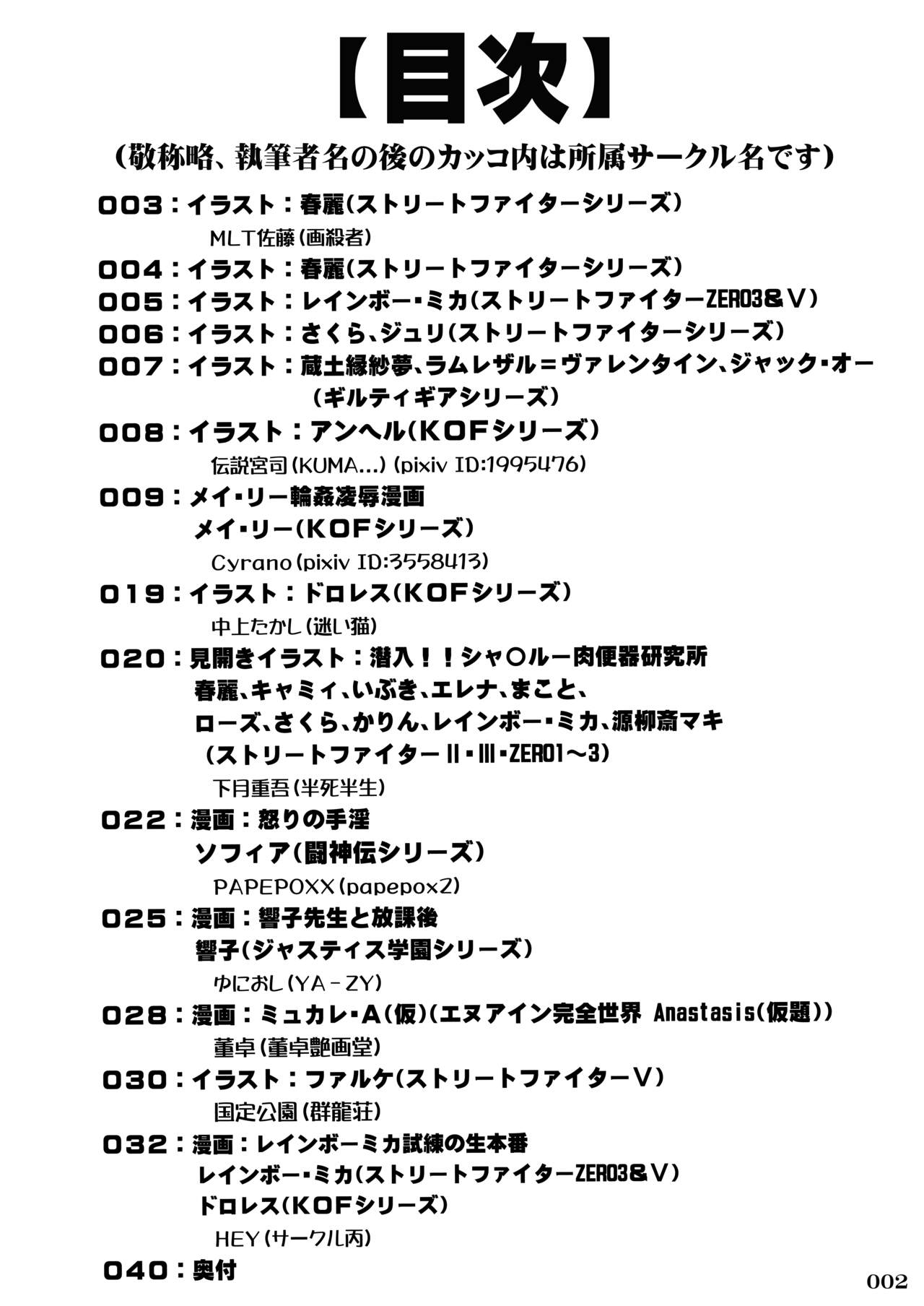 Fighting game heroines gangbang orgy a la carte! page 4 full