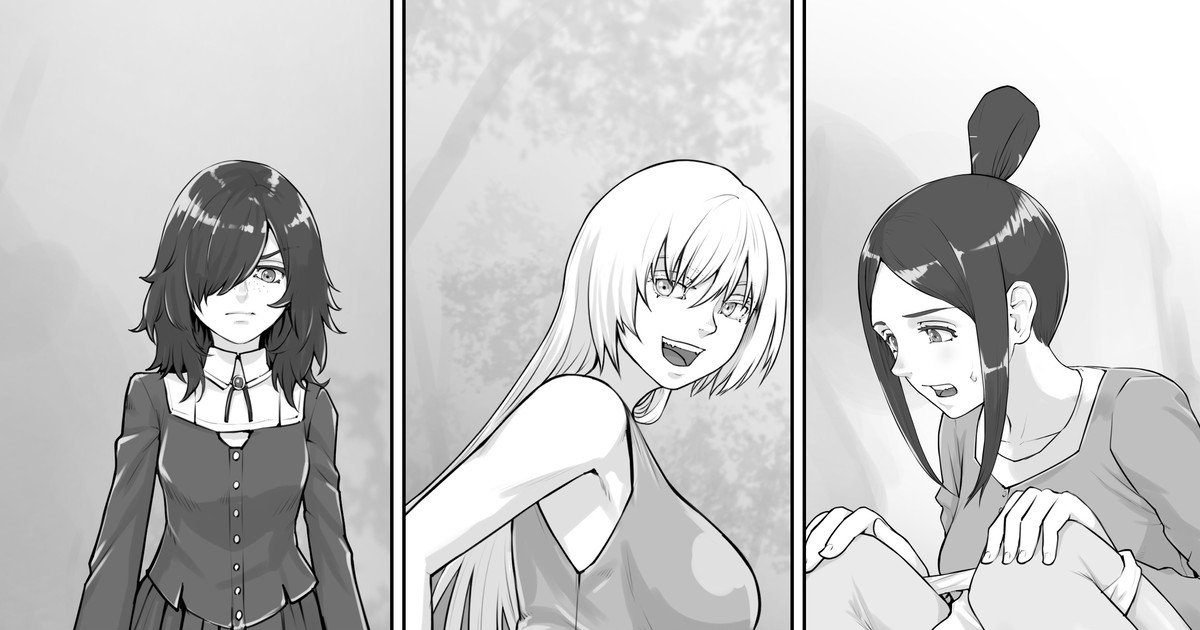 ありがたい岩に女の子たちがおしっこを掛ける話（English Version） page 1 full