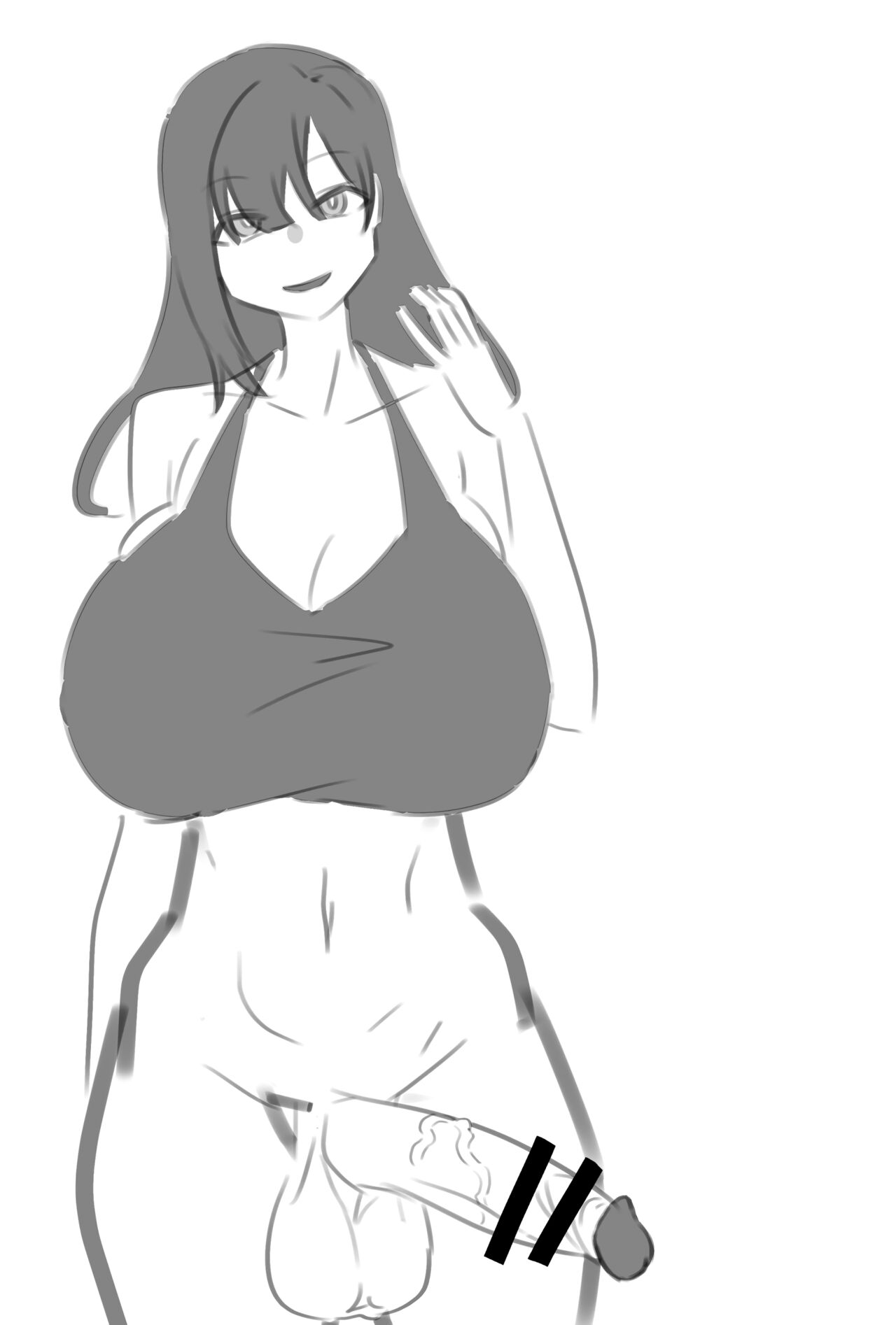 Pixiv Futanari-san page 1 full