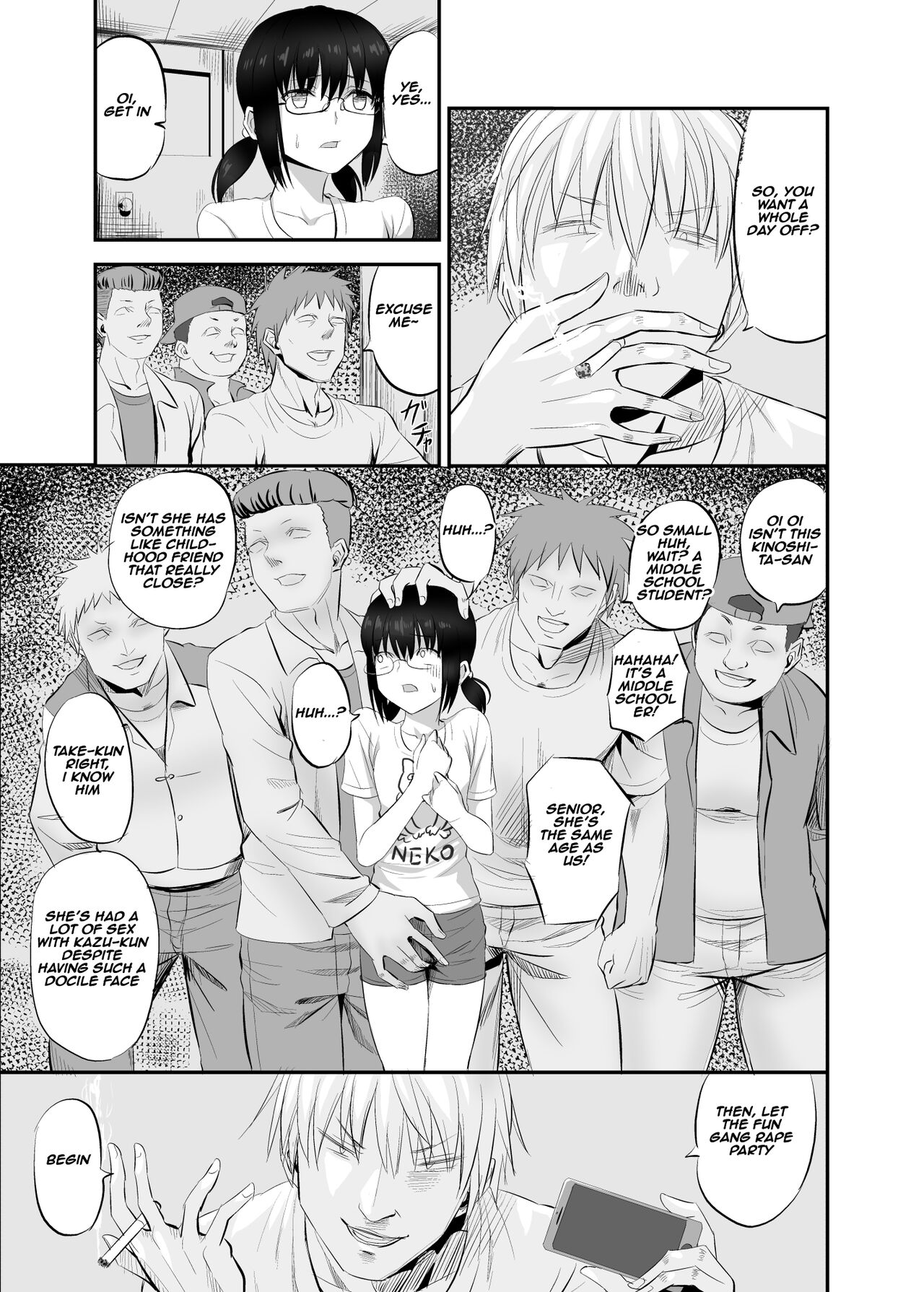Jimi de Majime na Osananajimi ga Class no Yankee ni Omocha ni Sarete Ita Hanashi | A Story About a Plain and Serious Childhood Friend Who Was Toyed With by the Delinquent page 10 full