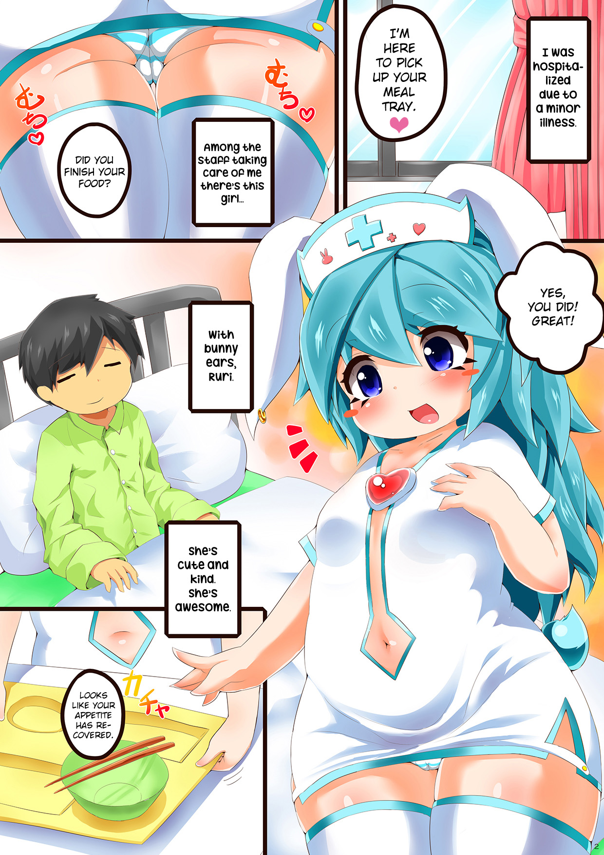 Yokujou Usamimi Nurse no Kango Nisshi | The caring journal of a passionate bunny-eared nurse. page 2 full