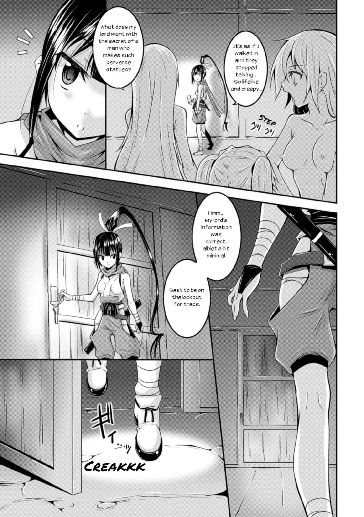 The Ninja Girl Who Became a Stone Statue! page 4 full