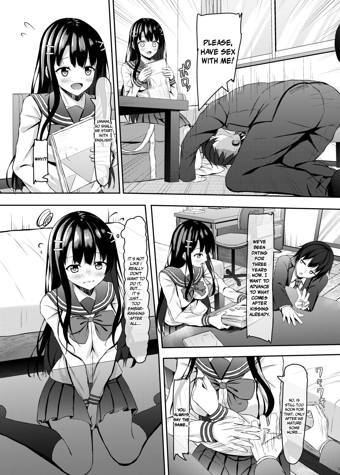 Saishoku Kenbi de Hazukashigariya na jk to Hatsu H made | The First of an Embarrassed Highschool Girl Blessed With Both Brains and Beauty page 5 full