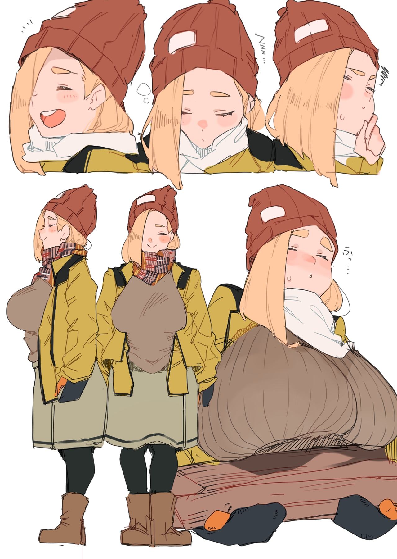 Tonikaku Ookii Camp Joshi to Boku-kun ga Icha Love suru dake no Hanashi page 6 full