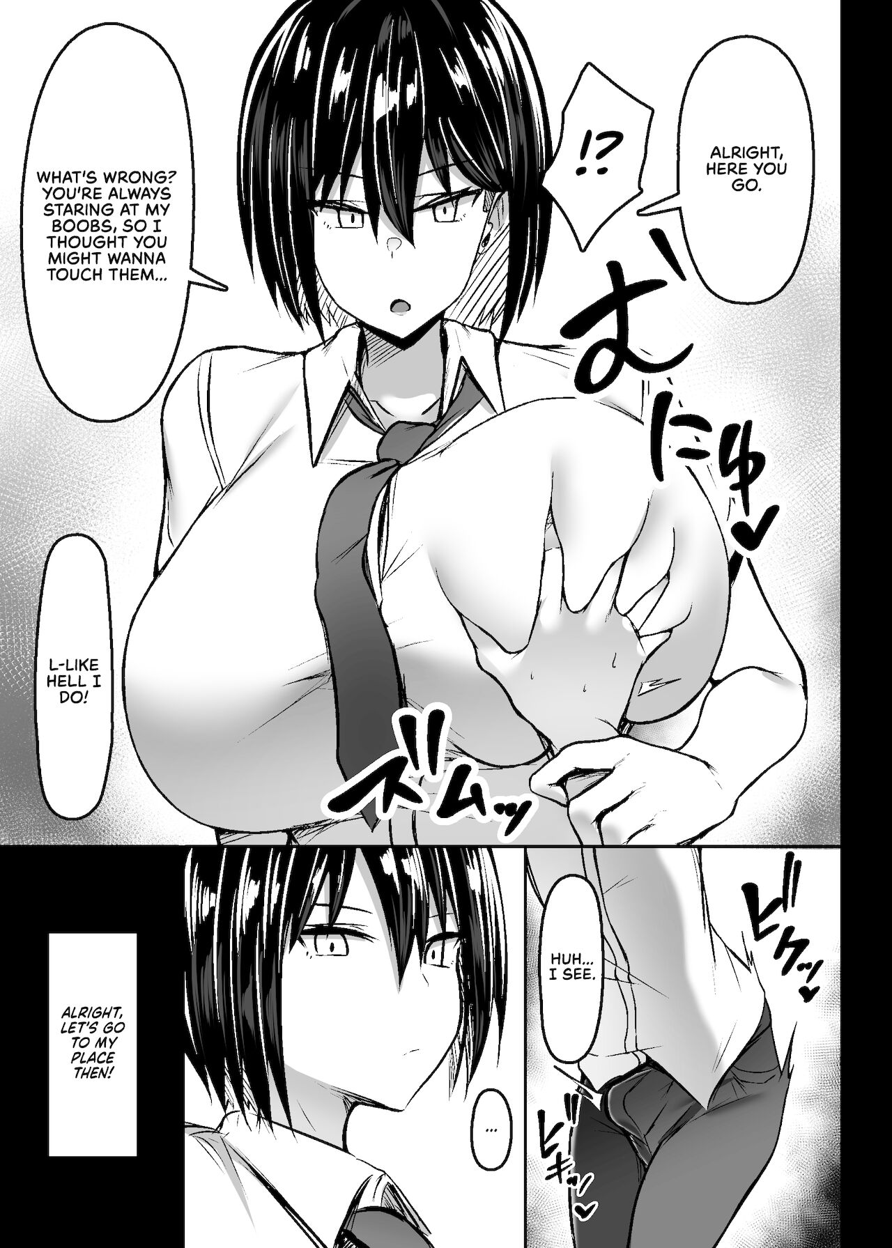 Bakunyuu Deka Onna no Gyakushuu | Revenge of the Big Titty Giantess page 5 full