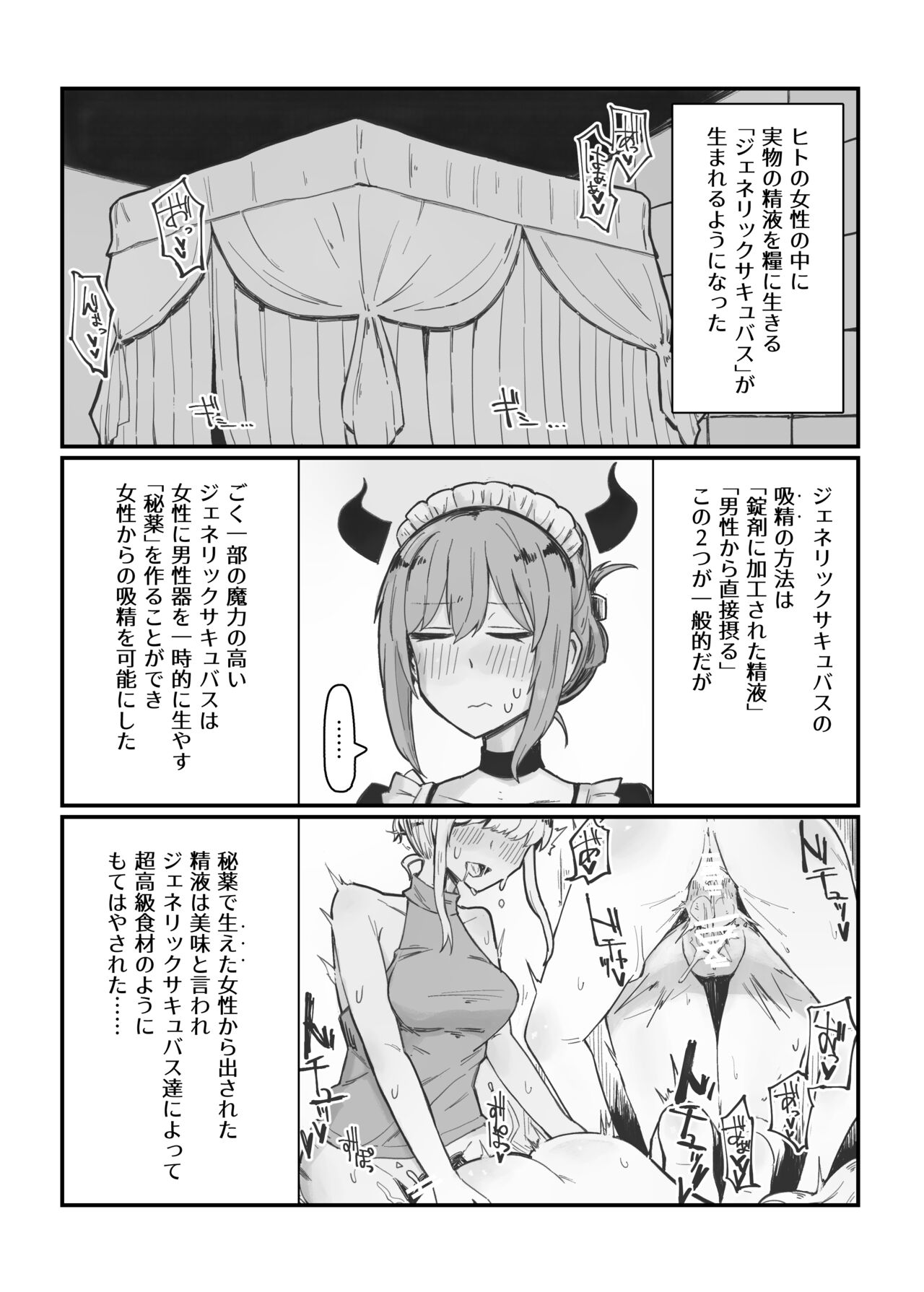 Generic Succubus 3 - Shasei ni Dohamari Shita Ojyosama wo Shokushu Deshibakitakatta Succubus Maid no Hon page 4 full