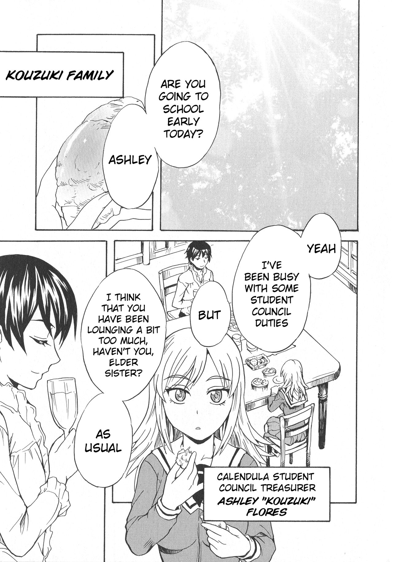 Calendula Joshi Seitokai! Bukatsu Yosan Seikyuu Kaigi Hen Sono 3 | Calendula Girls Student Council! Club Budget Request Meeting Story Part 3 page 1 full