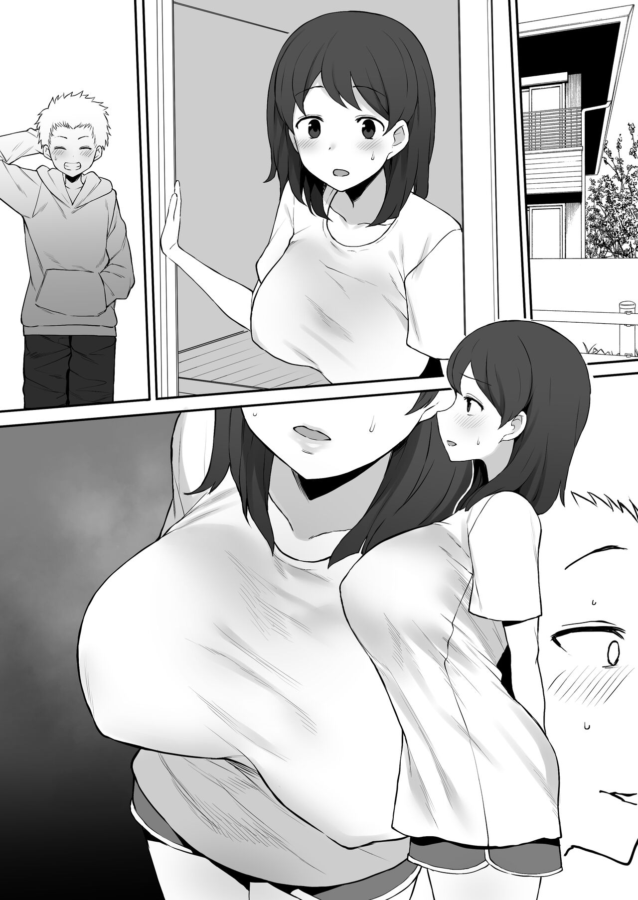 Kokujin no Tenkousei ni Haha o NTR ru Chapter 6 Part 1 textless page 4 full