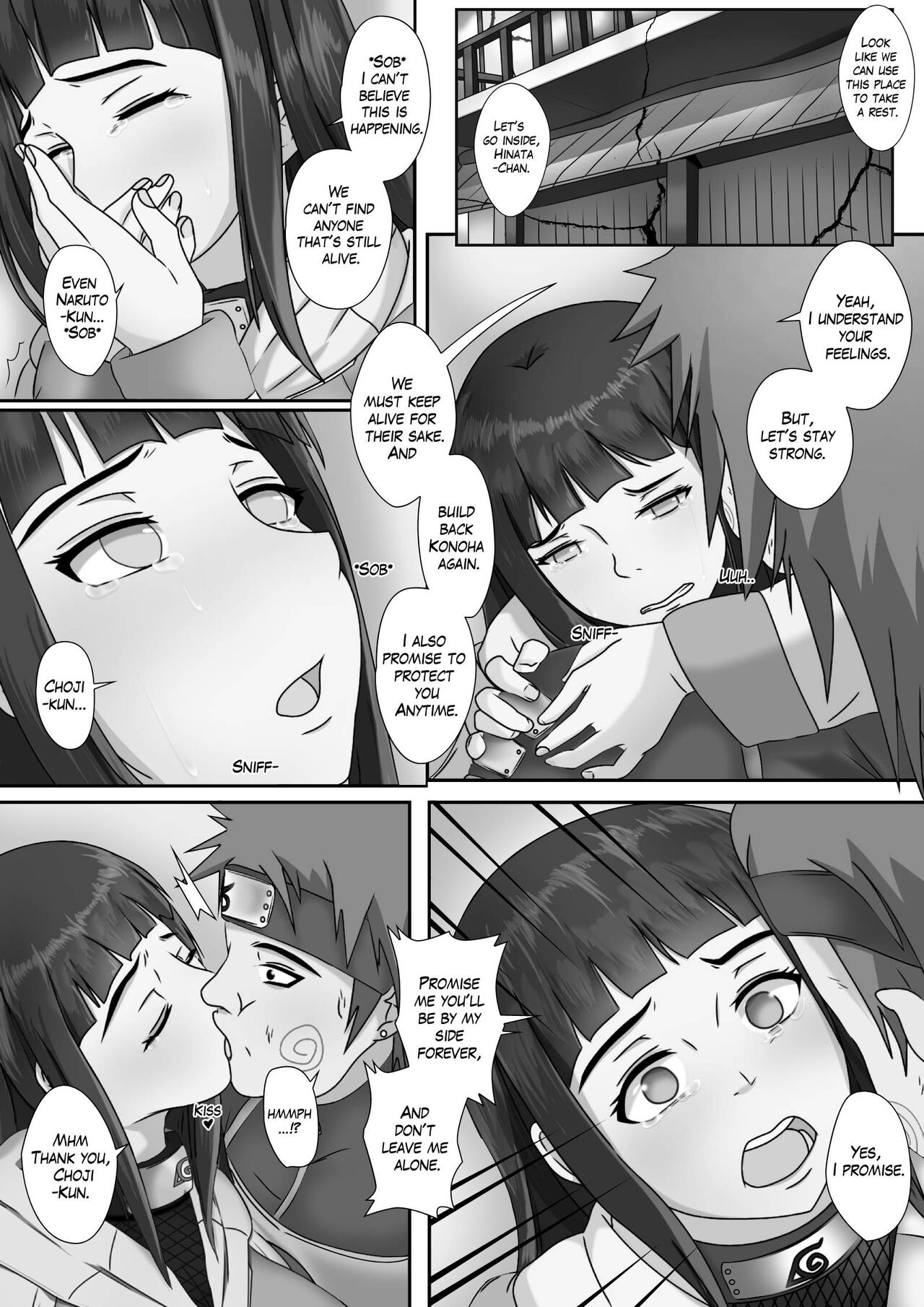 Hinata x Choji Mating life after konoha gets destroyed page 4 full